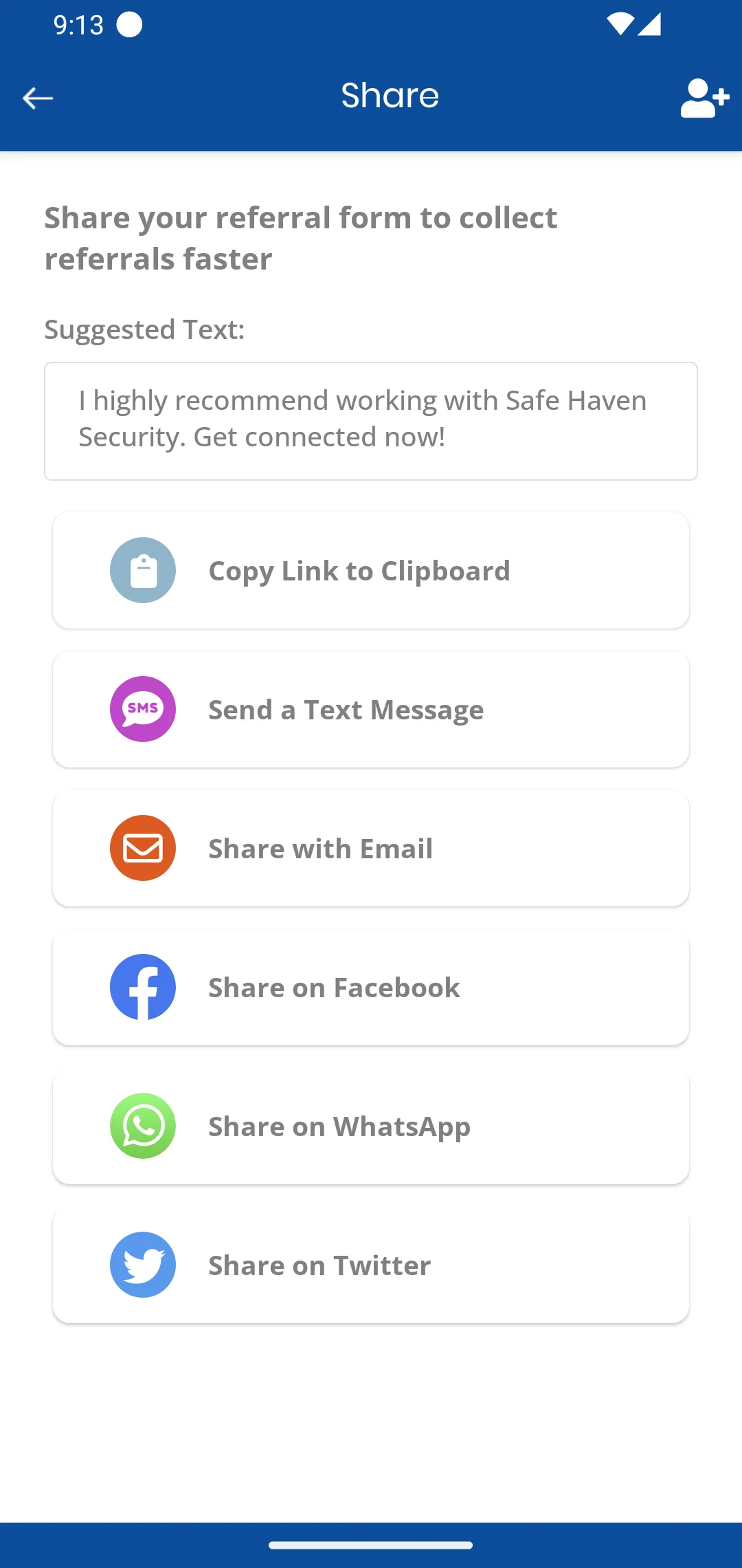 Safe Haven Security | Indus Appstore | Screenshot