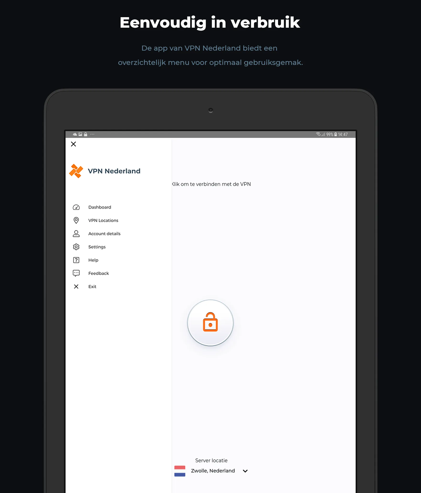 VPN Nederland - Veilig Online  | Indus Appstore | Screenshot