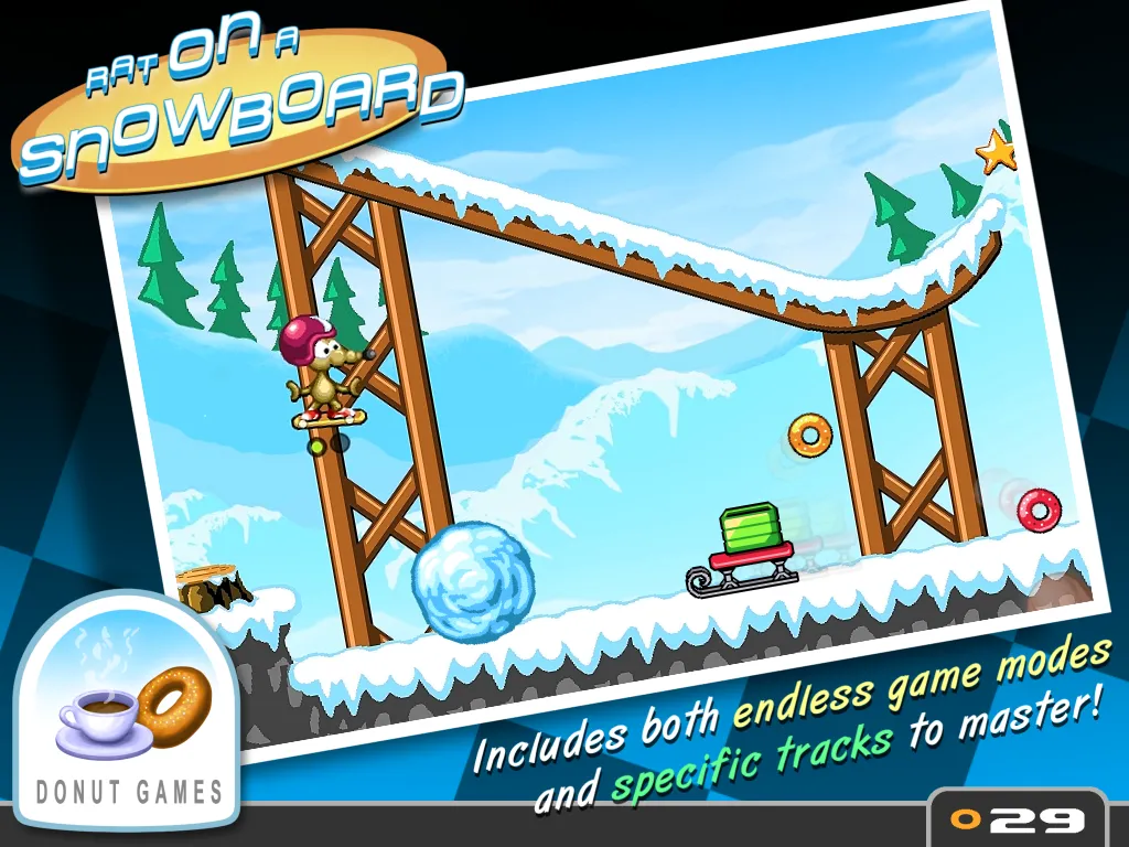 Rat On A Snowboard | Indus Appstore | Screenshot