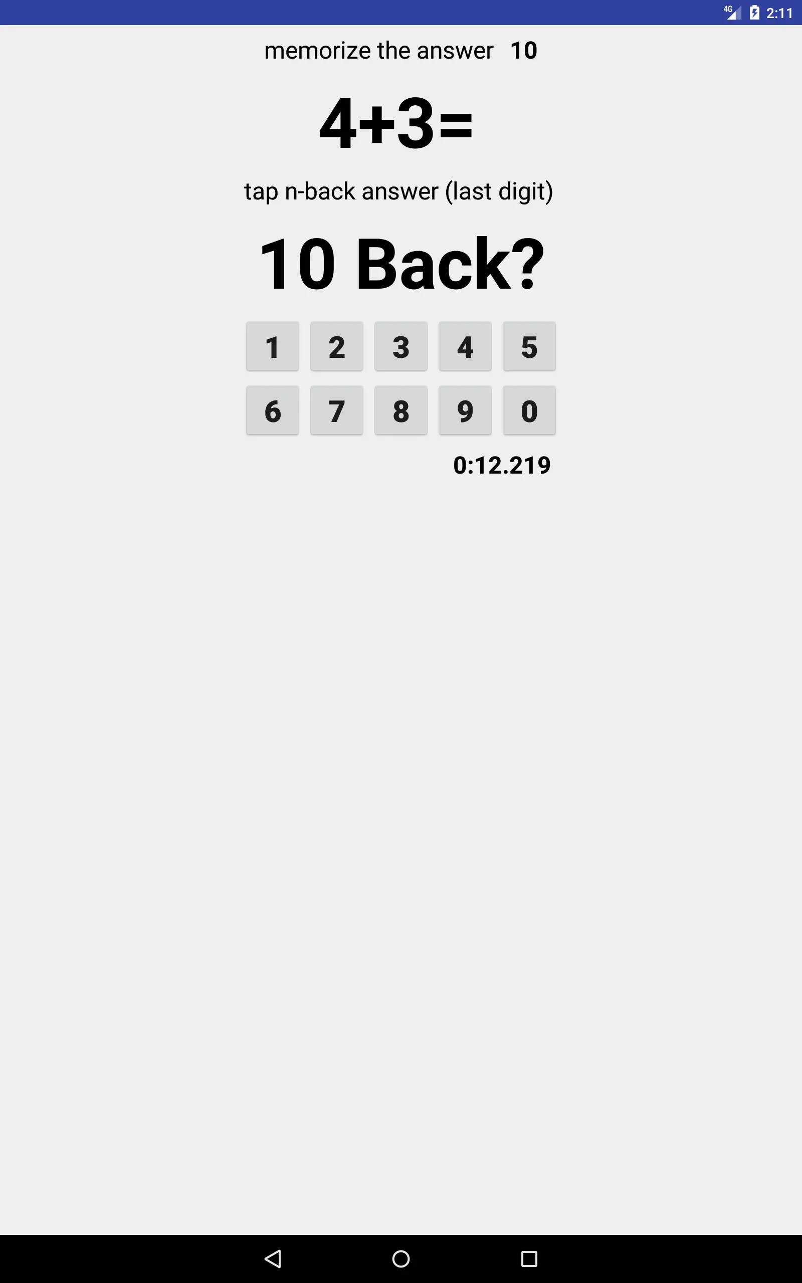 n-back | Indus Appstore | Screenshot