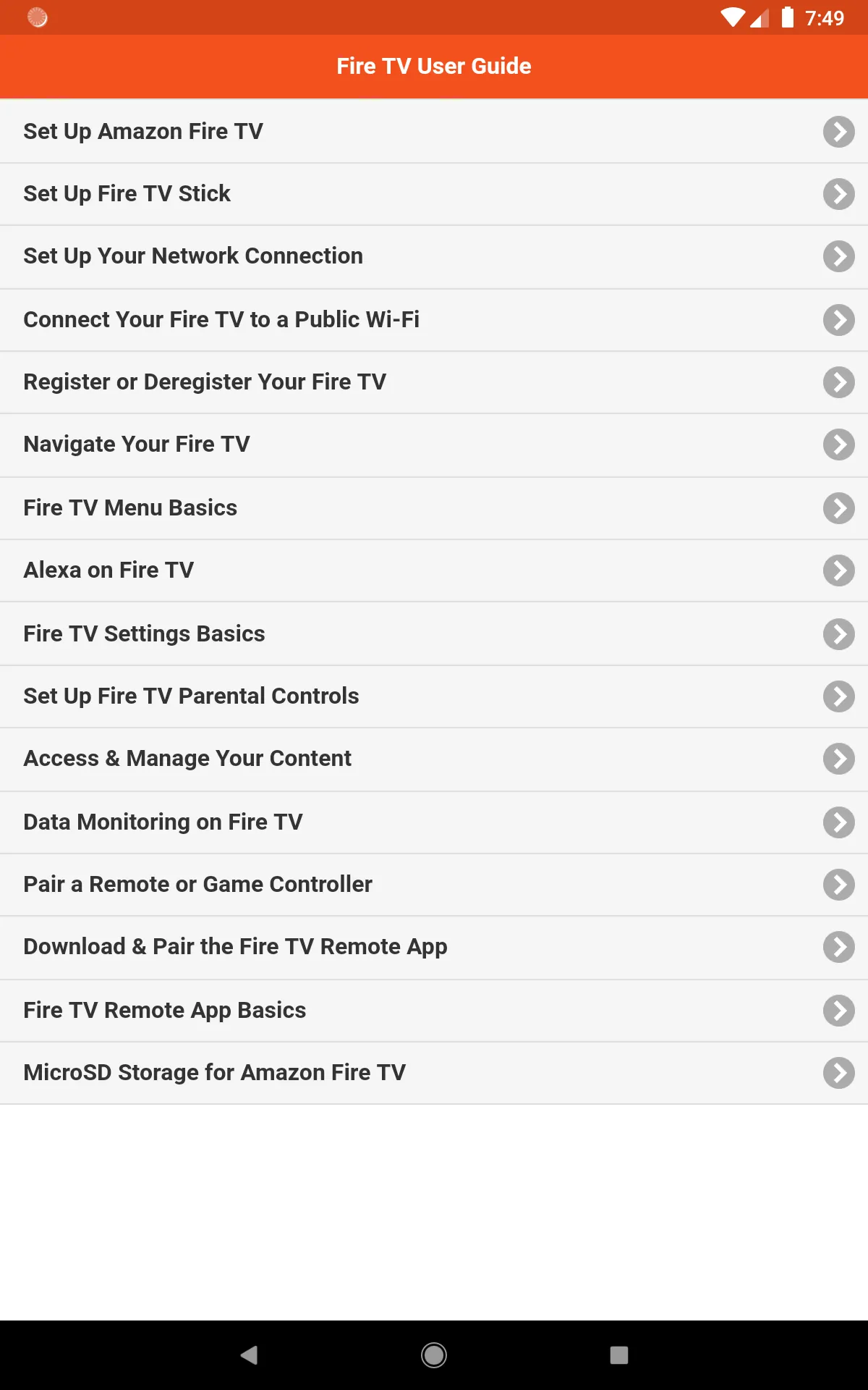 User guide for Fire TV | Indus Appstore | Screenshot