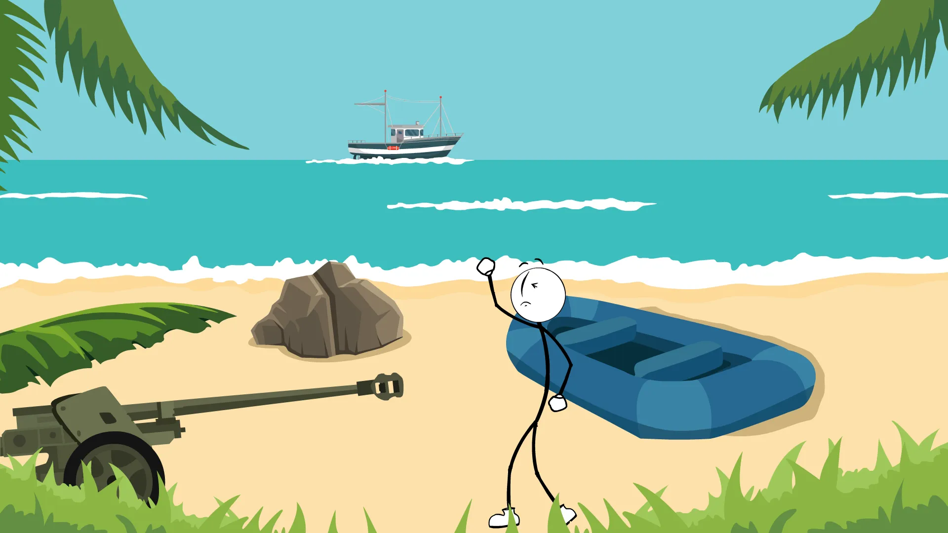 Escaping the Island : Funny Es | Indus Appstore | Screenshot