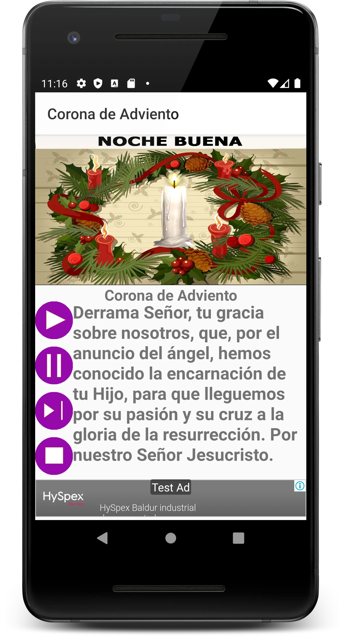 Corona de Adviento | Indus Appstore | Screenshot