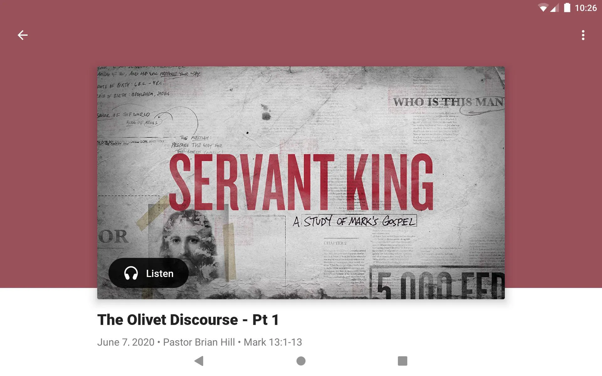 Calvary Chapel Cincinnati | Indus Appstore | Screenshot