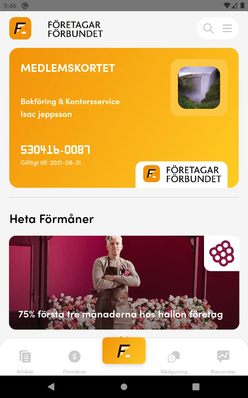 Företagarförbundet | Indus Appstore | Screenshot