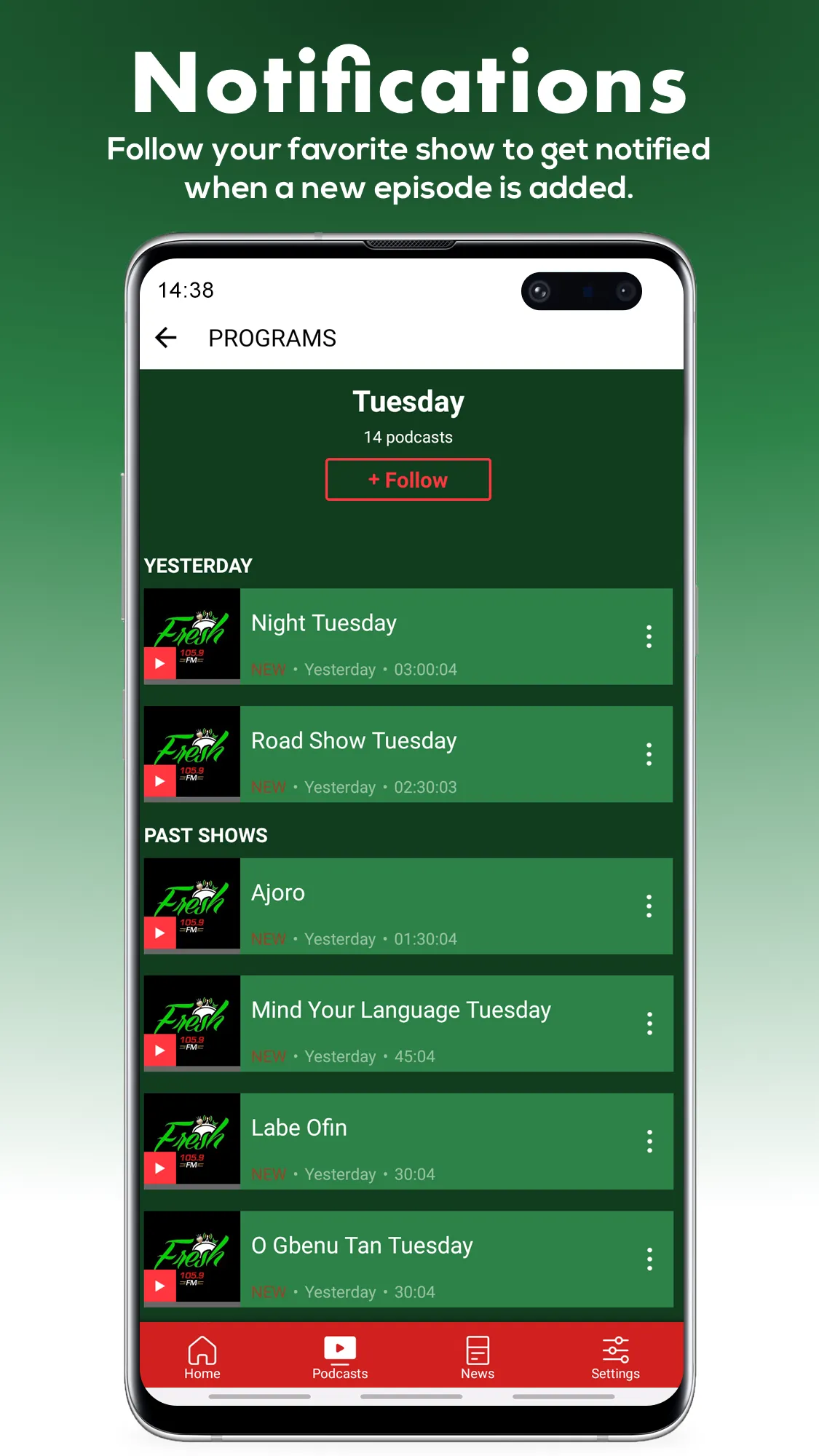 Fresh FM Nigeria | Indus Appstore | Screenshot