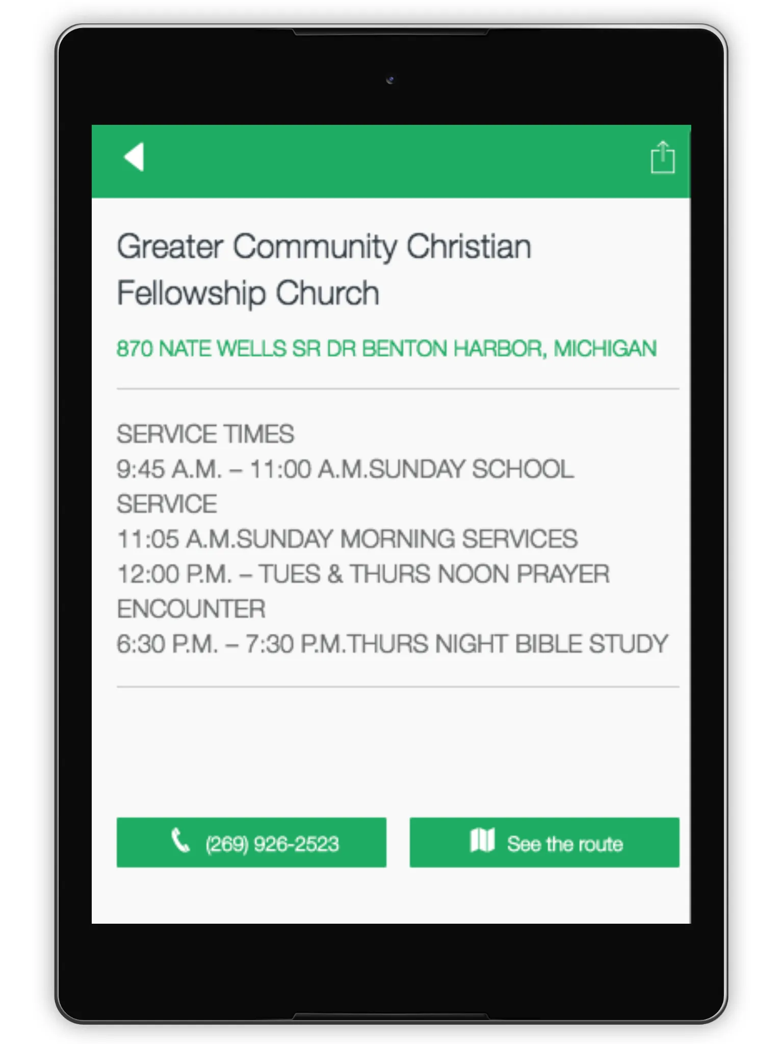 GCCF Church | Indus Appstore | Screenshot