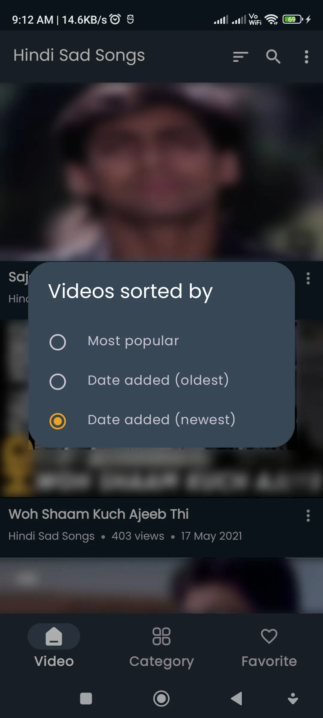 Hindi Sad Songs | Indus Appstore | Screenshot