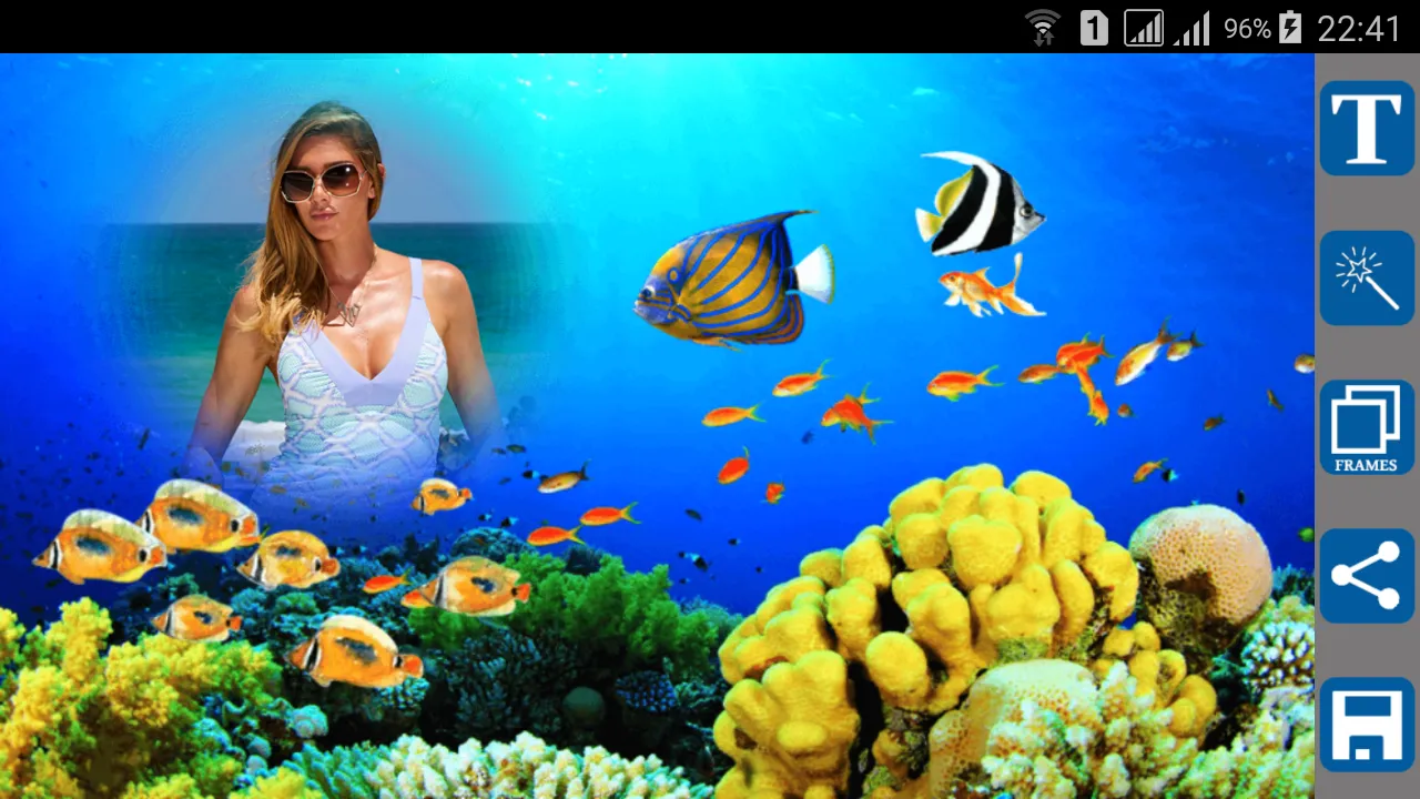 Aquarium Photo Frames | Indus Appstore | Screenshot