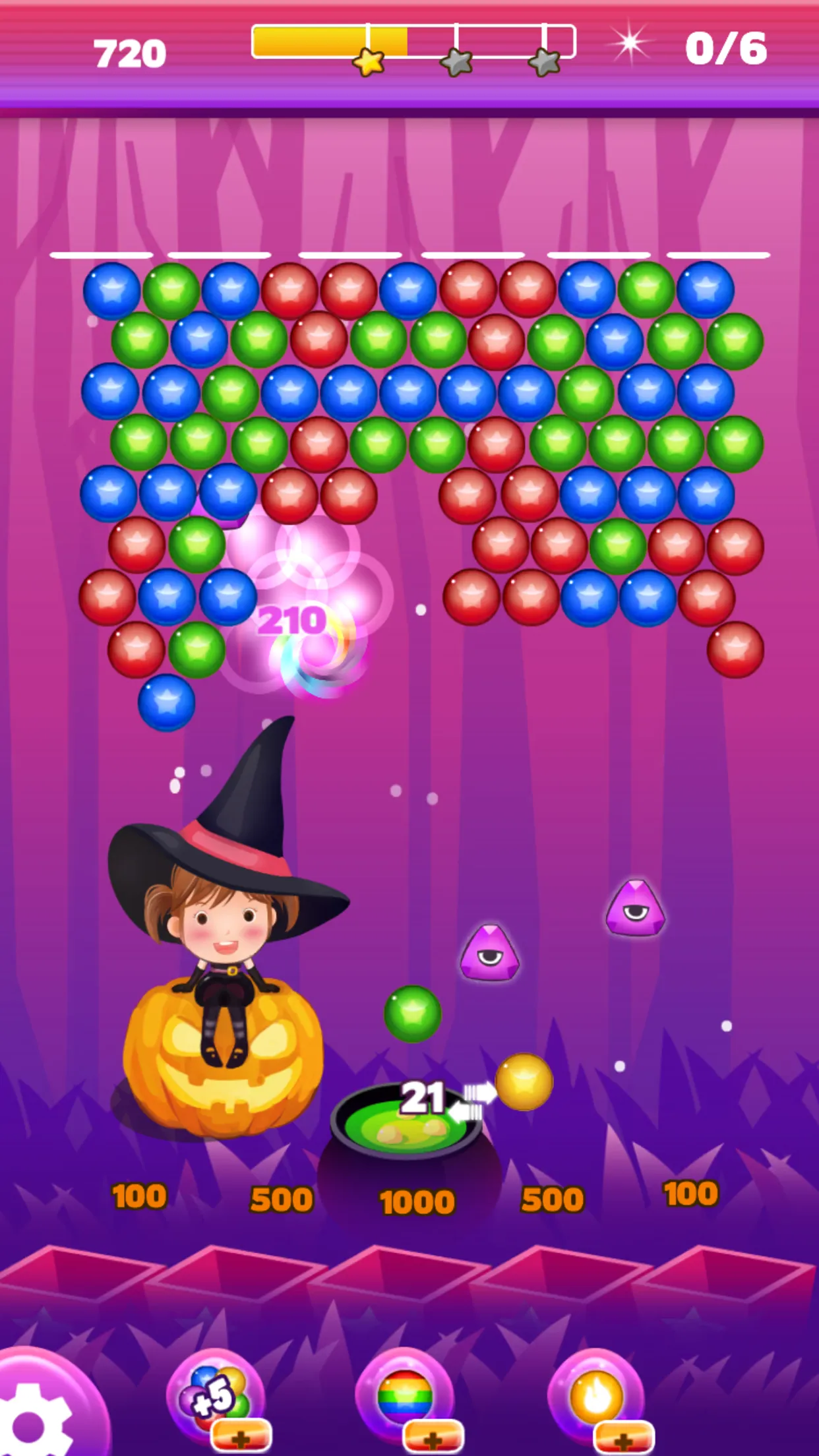 Bubble Shooter: Dark Halloween | Indus Appstore | Screenshot