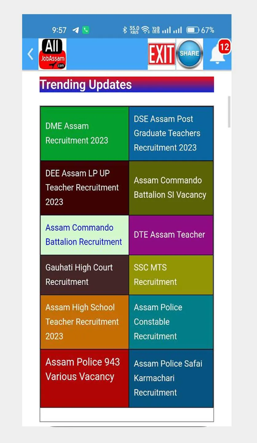 AllJobAssam: Job News Assam | Indus Appstore | Screenshot