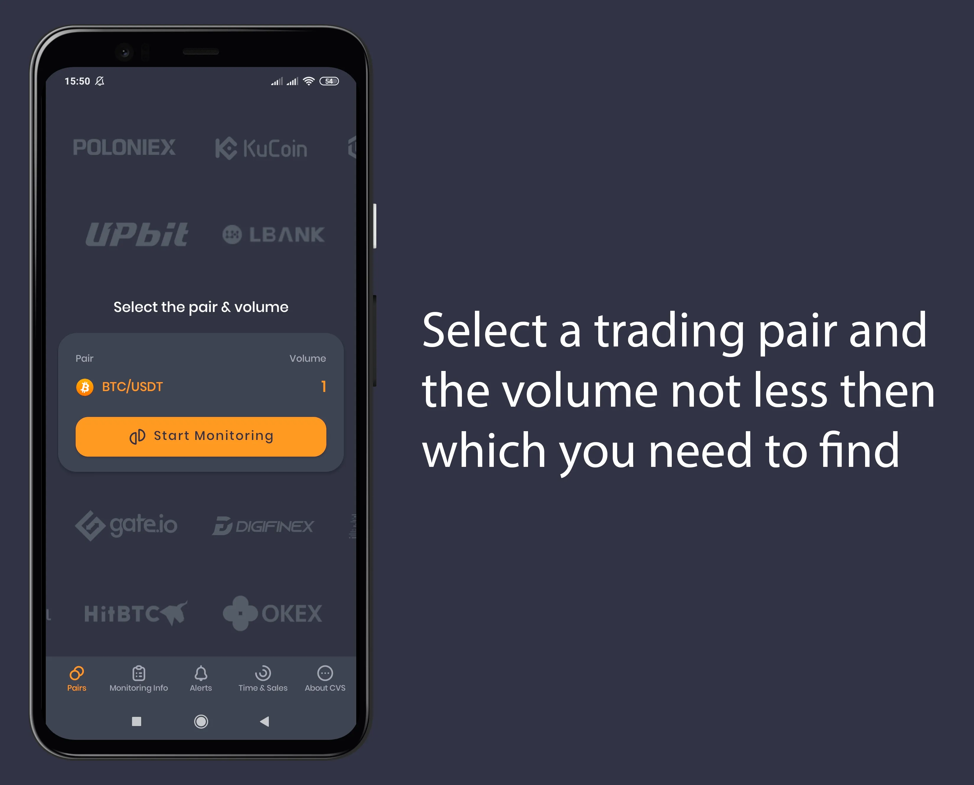 Crypto Volume Scanner | Indus Appstore | Screenshot