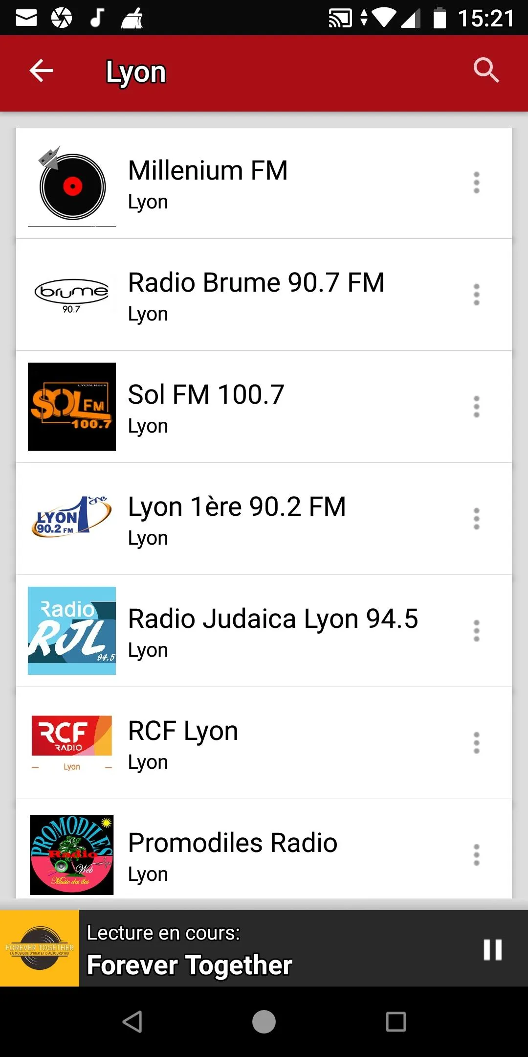 Stations de radio à Lyon | Indus Appstore | Screenshot