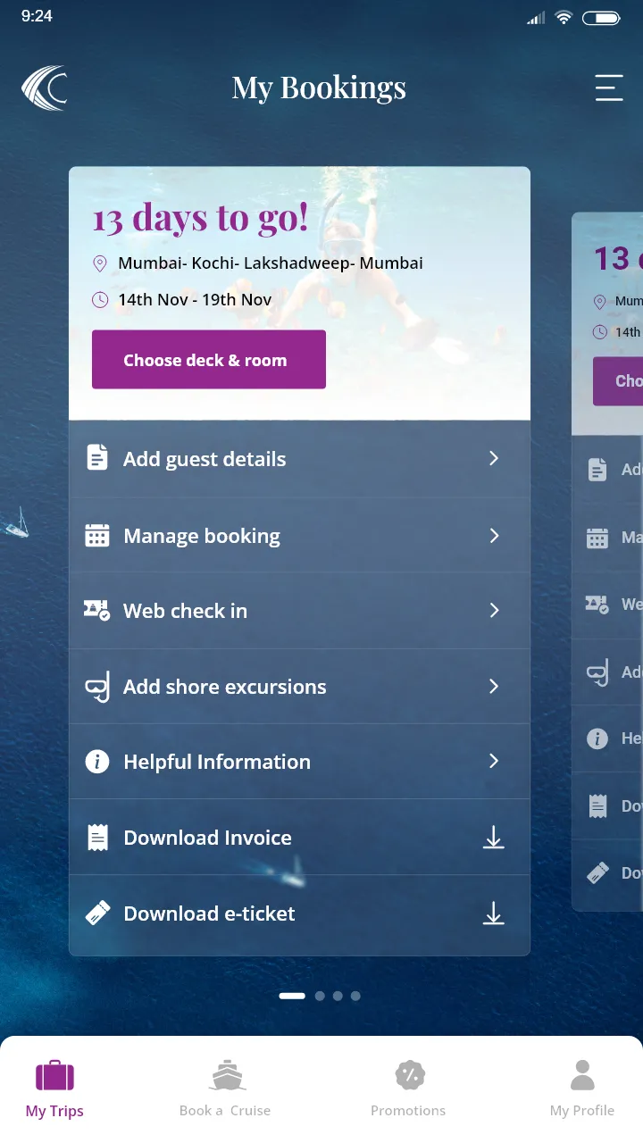 Cordelia Cruises | Indus Appstore | Screenshot