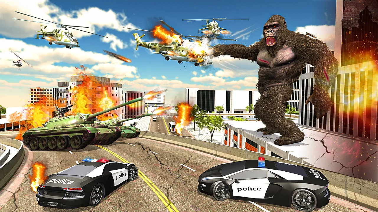 Bigfoot Monster Kong Rampage | Indus Appstore | Screenshot