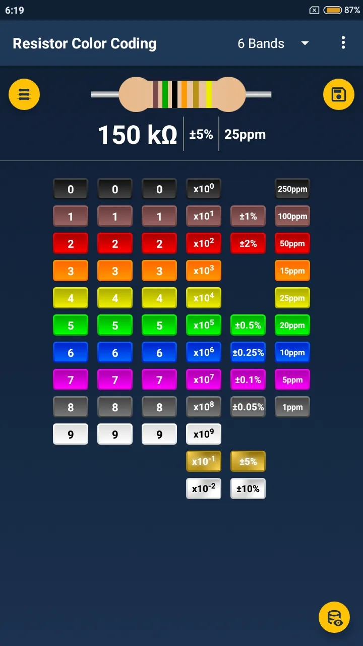 Resistor Color Coding | Indus Appstore | Screenshot