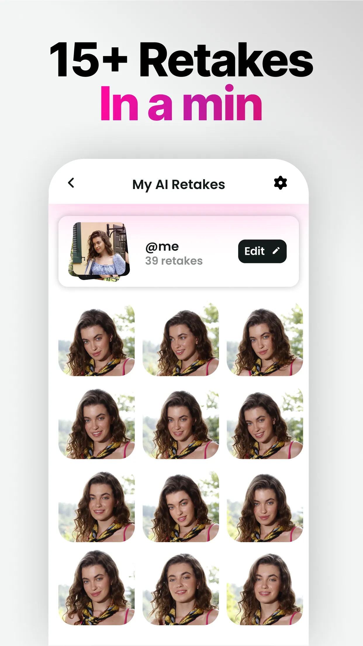 Retake AI: Face & Photo Editor | Indus Appstore | Screenshot