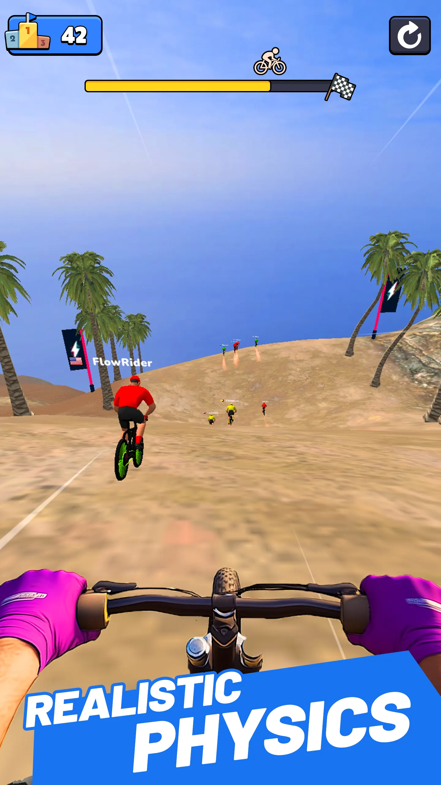 BMX Cycle 3D: Stunt Race Game | Indus Appstore | Screenshot