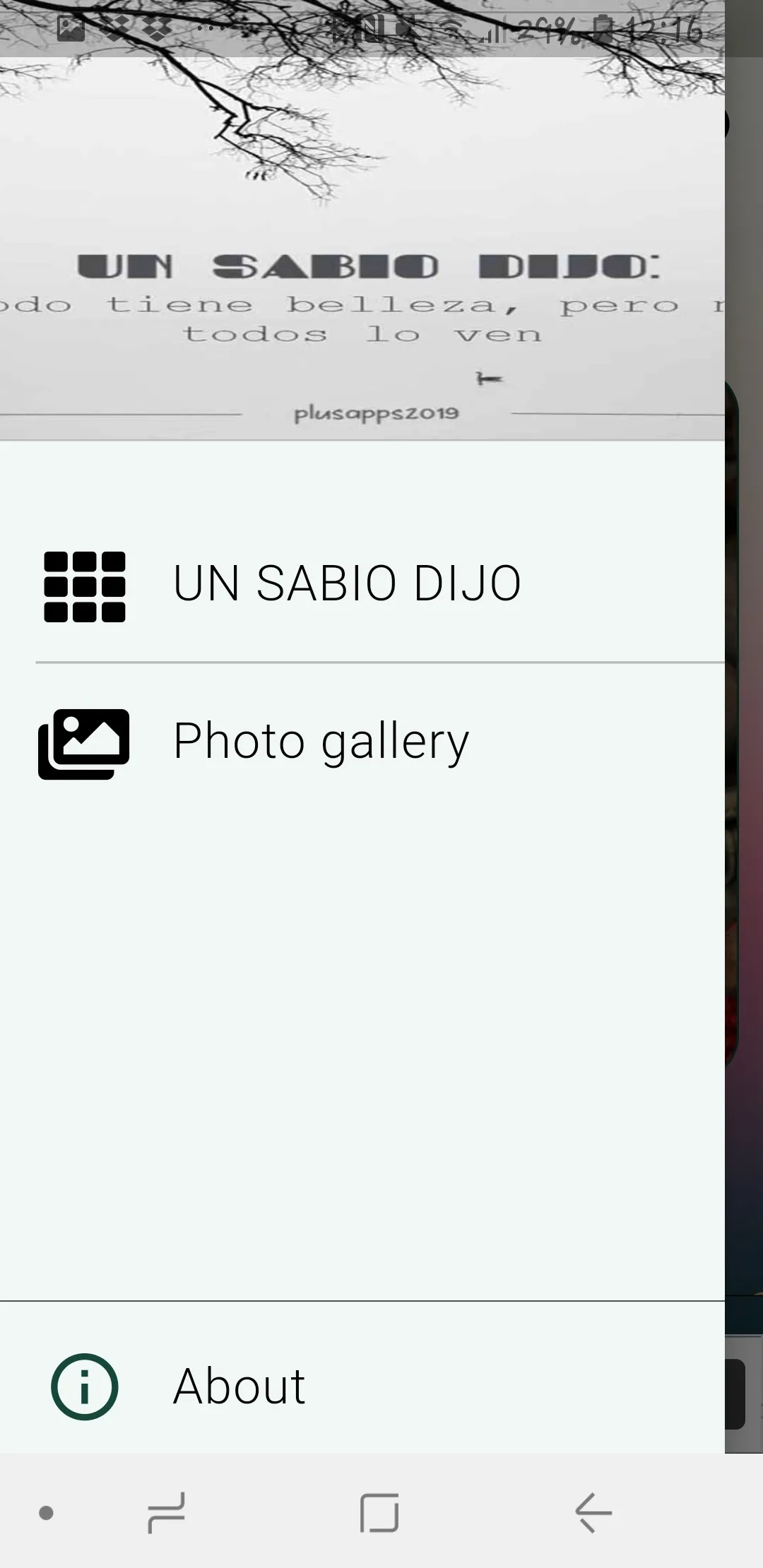 UN SABIO DIJO | Indus Appstore | Screenshot