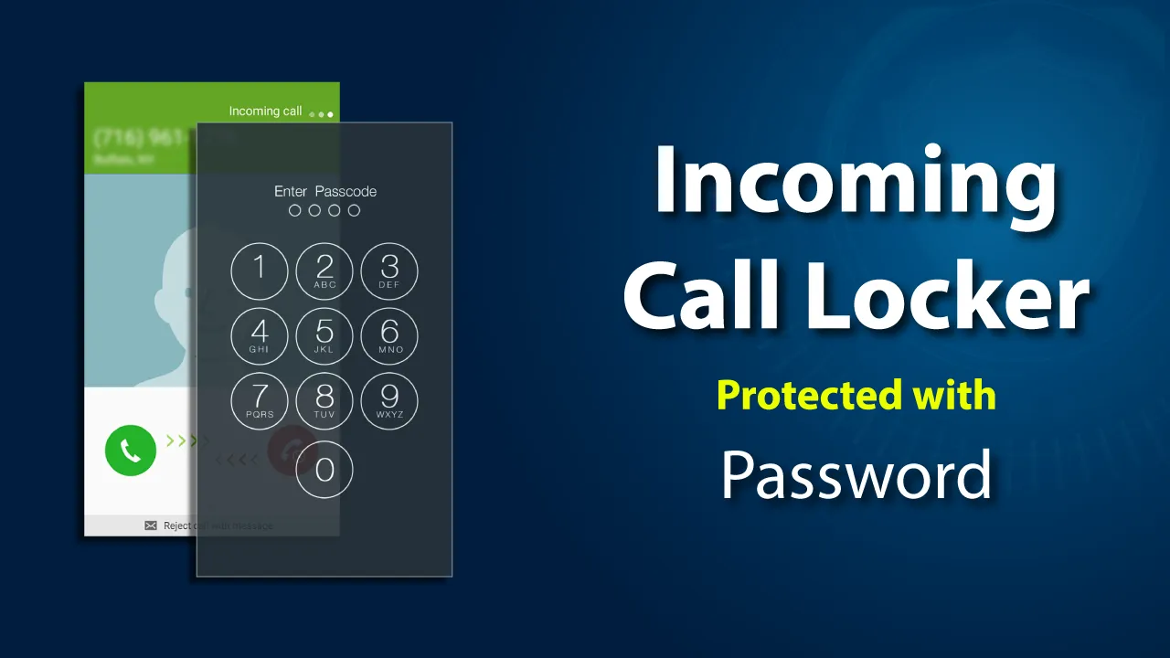 Incoming Call Pin Locker | Indus Appstore | Screenshot