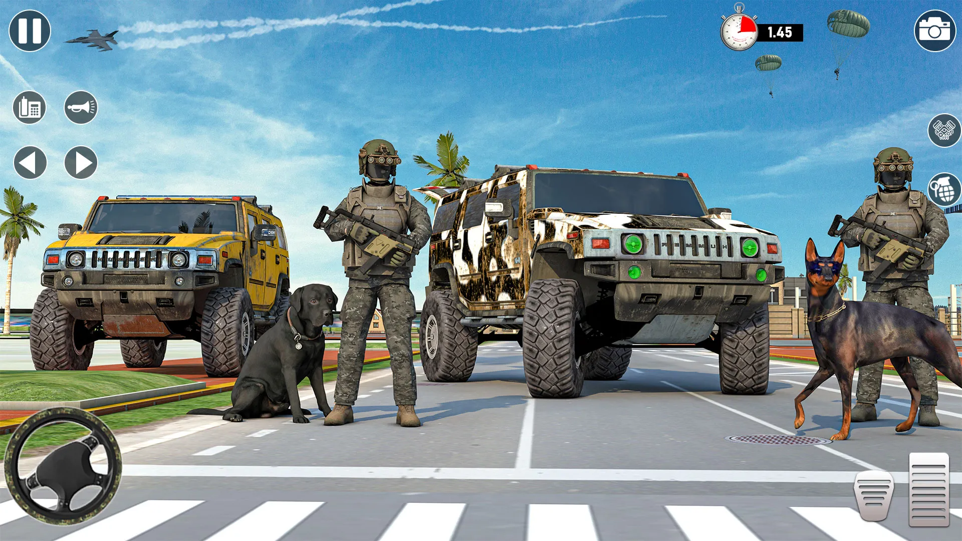 Army Passenger Jeep Driving 3D | Indus Appstore | Screenshot