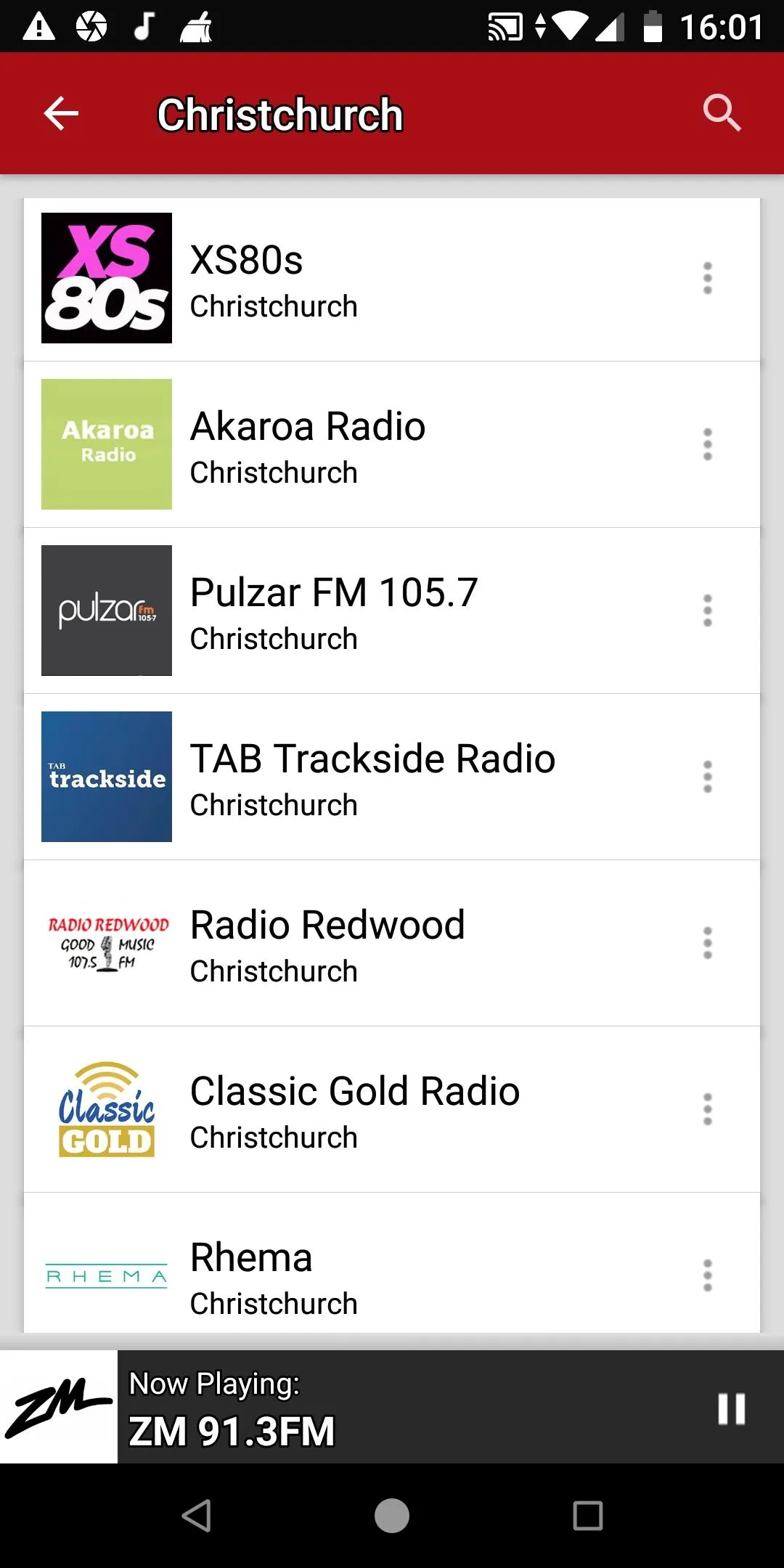 Christchurch Radio Stations | Indus Appstore | Screenshot