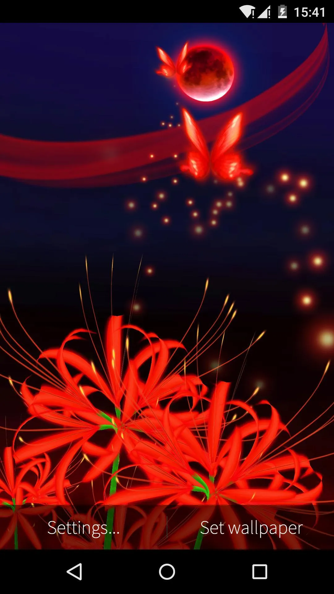 3D Butterfly Flower Wallpaper | Indus Appstore | Screenshot