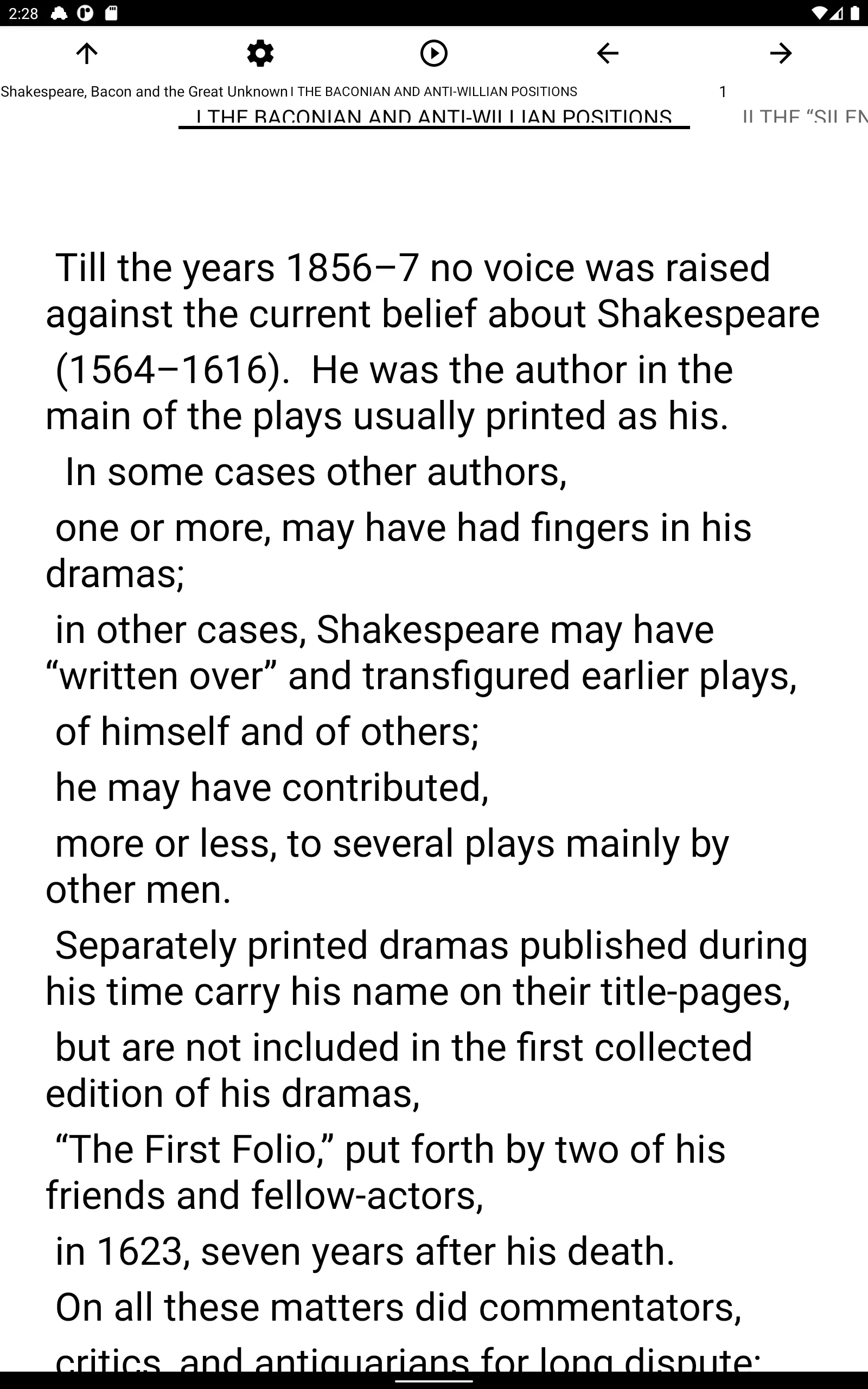 Book, Shakespeare, Bacon and t | Indus Appstore | Screenshot