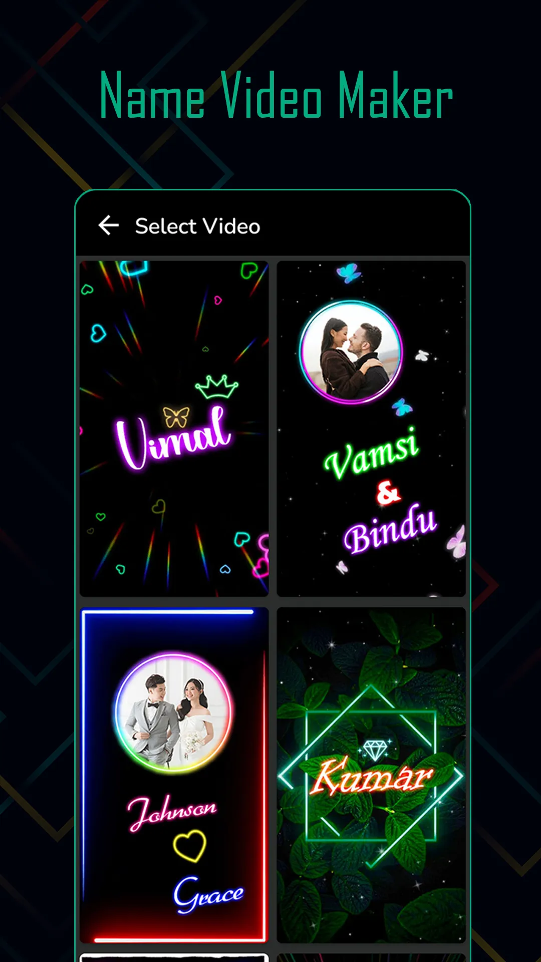 Name Video Maker | Indus Appstore | Screenshot