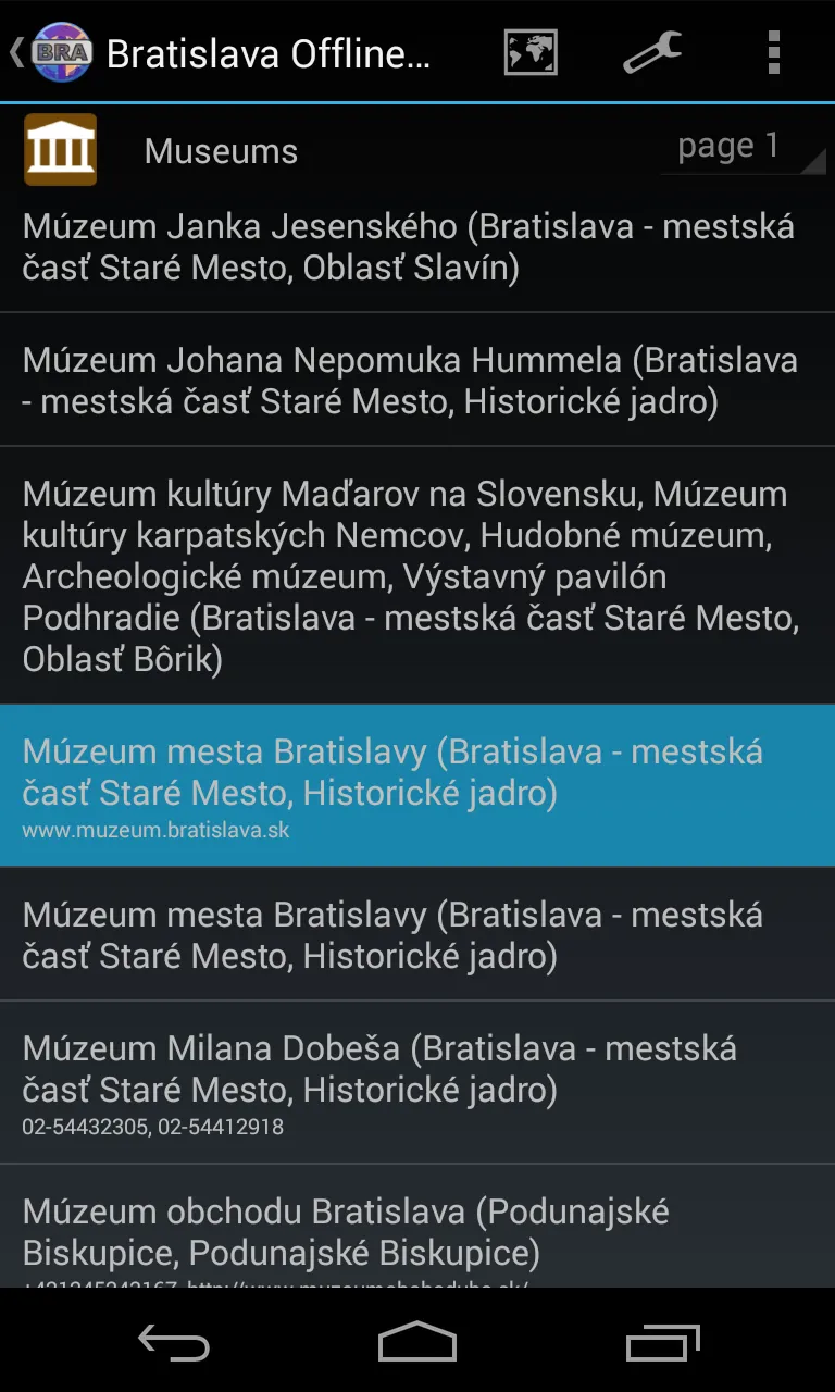 Bratislava City Map Lite | Indus Appstore | Screenshot