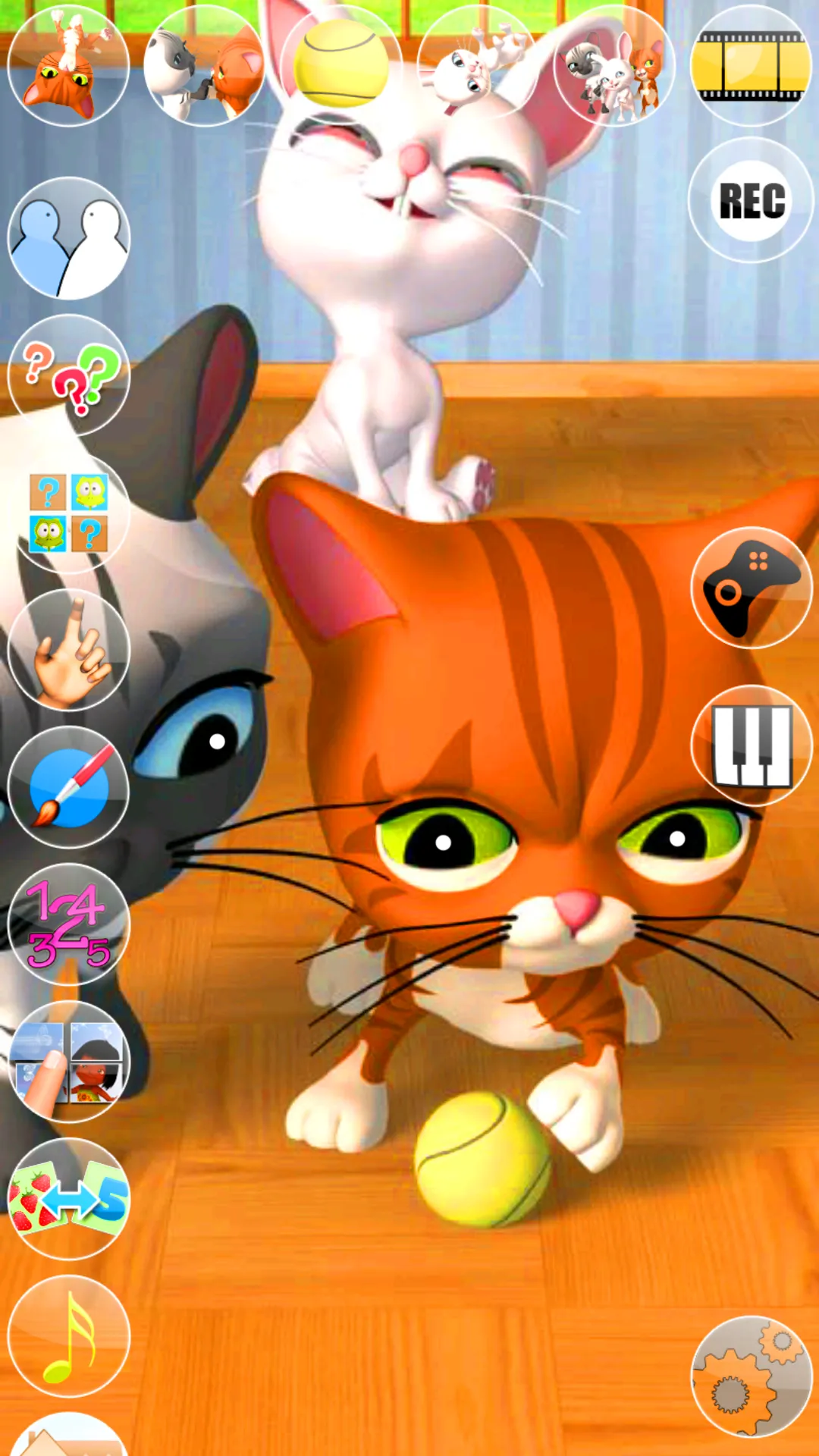 Talking 3 Friends Cats & Bunny | Indus Appstore | Screenshot