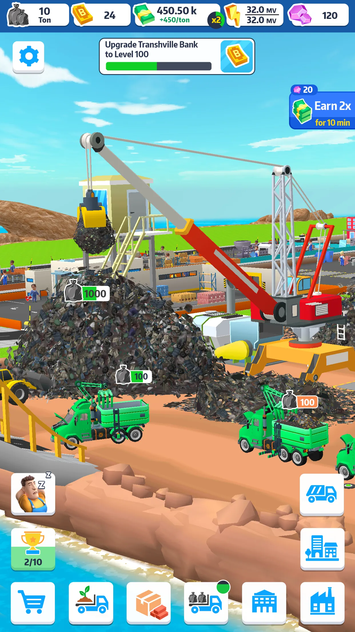 Trash Tycoon Idle business | Indus Appstore | Screenshot