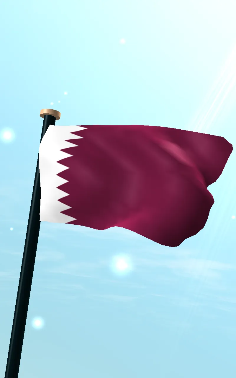 Qatar Flag 3D Free Wallpaper | Indus Appstore | Screenshot