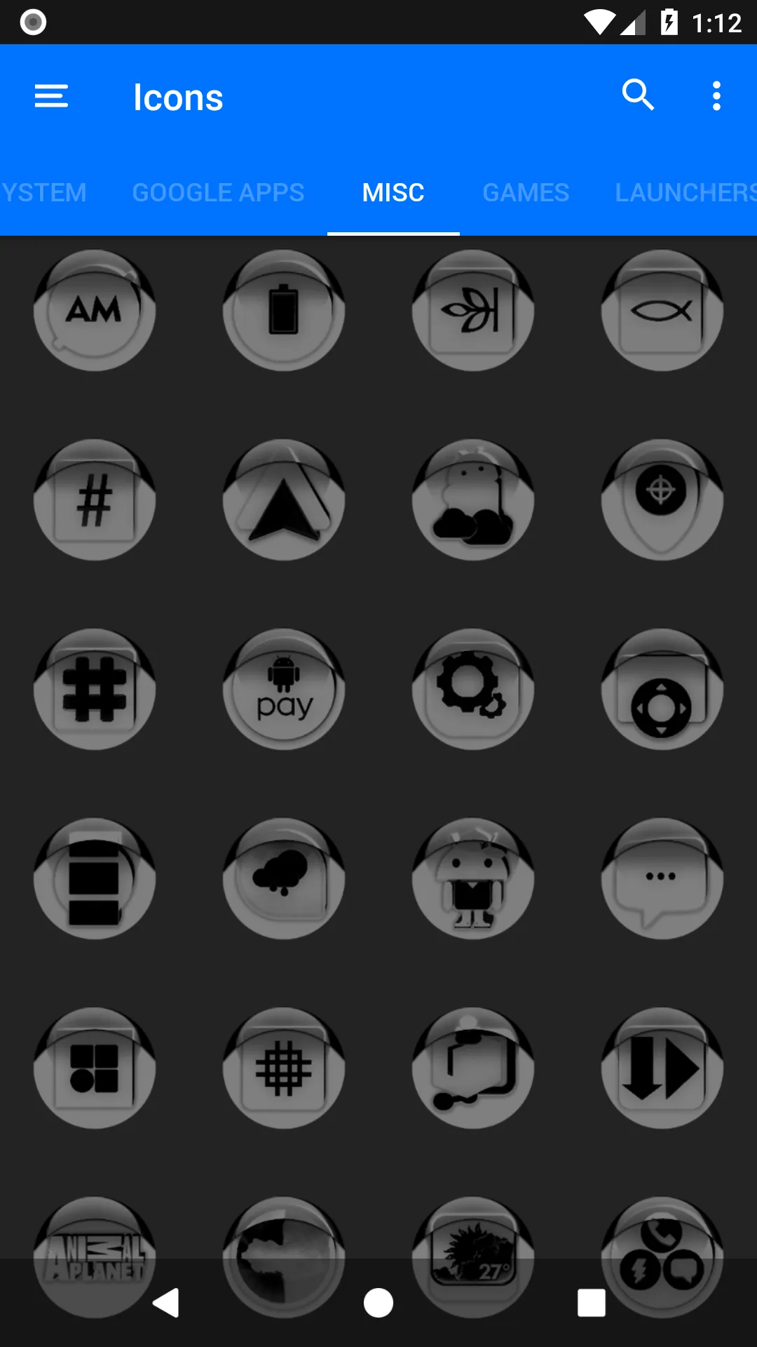 Grey Icon Pack Style 1 | Indus Appstore | Screenshot