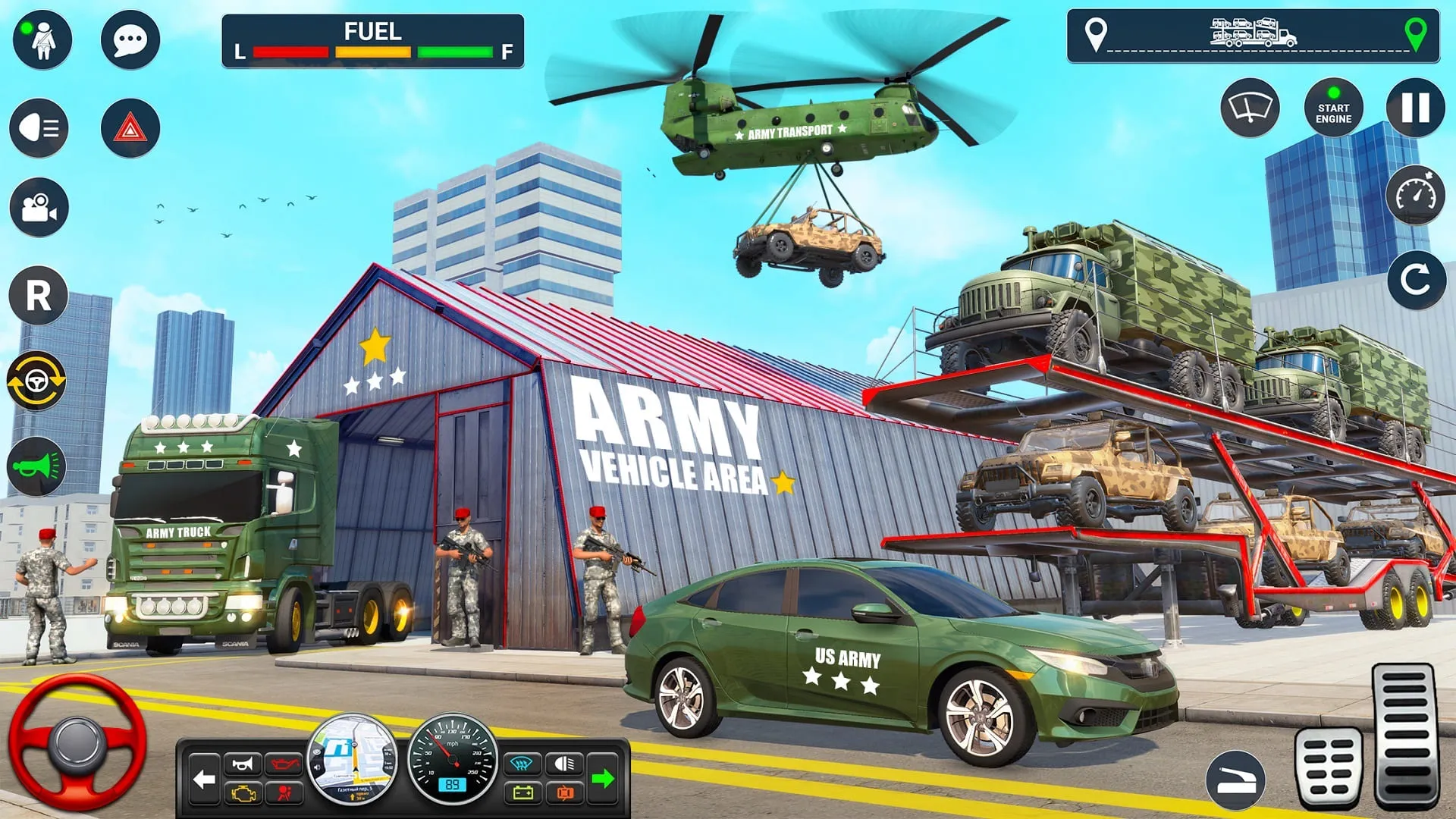 Army Vehicle Truck Transport | Indus Appstore | Screenshot