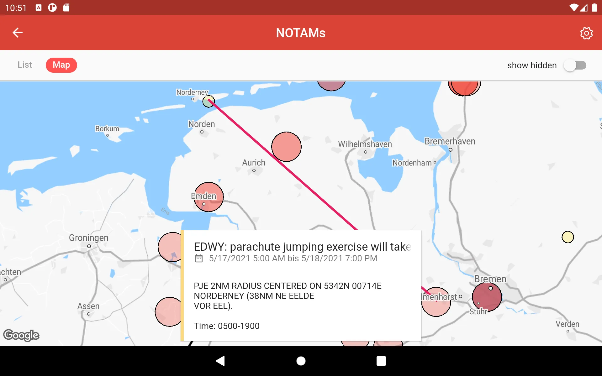 NOTAM Briefing | Indus Appstore | Screenshot