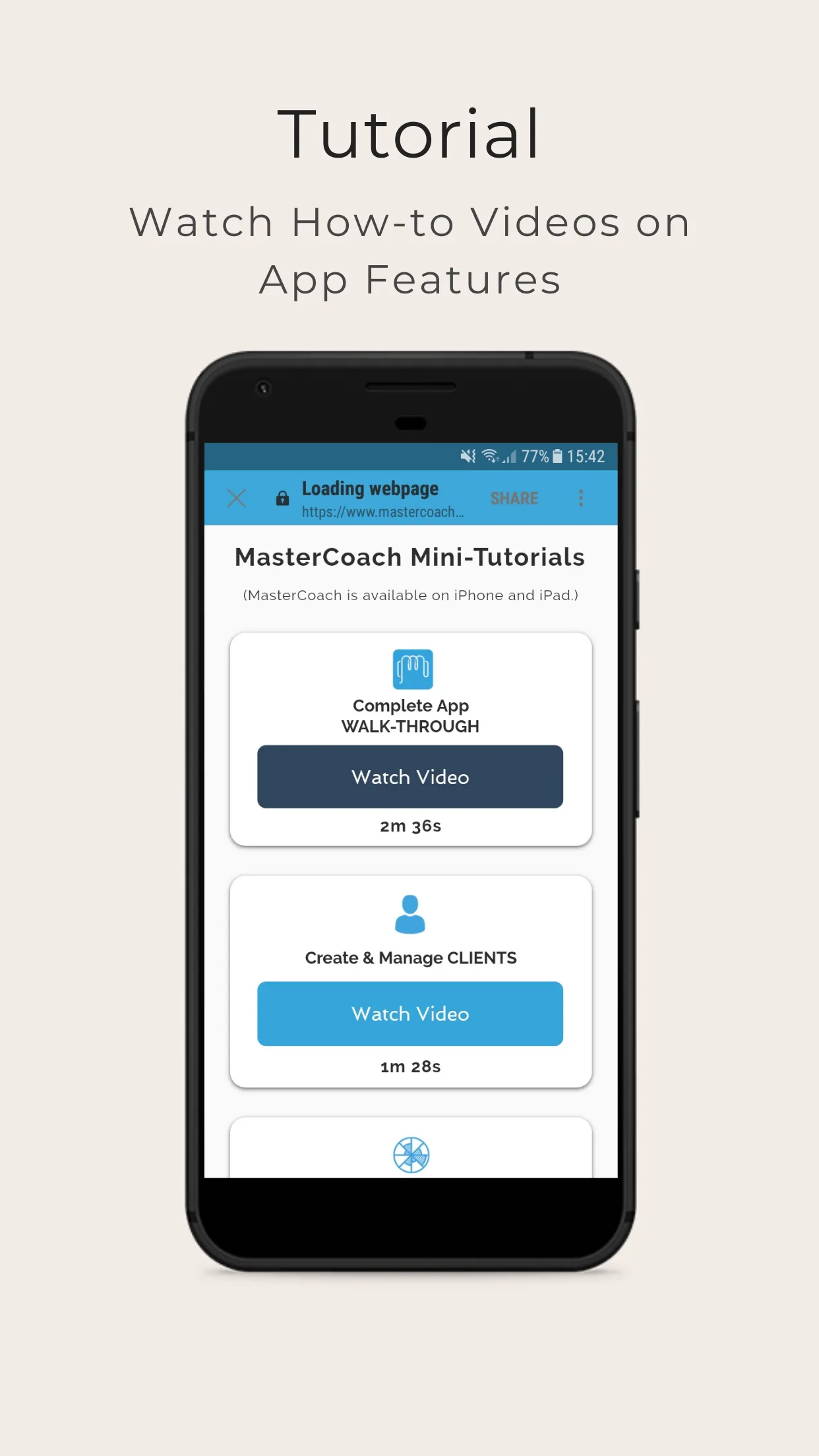 MasterCoach | Indus Appstore | Screenshot