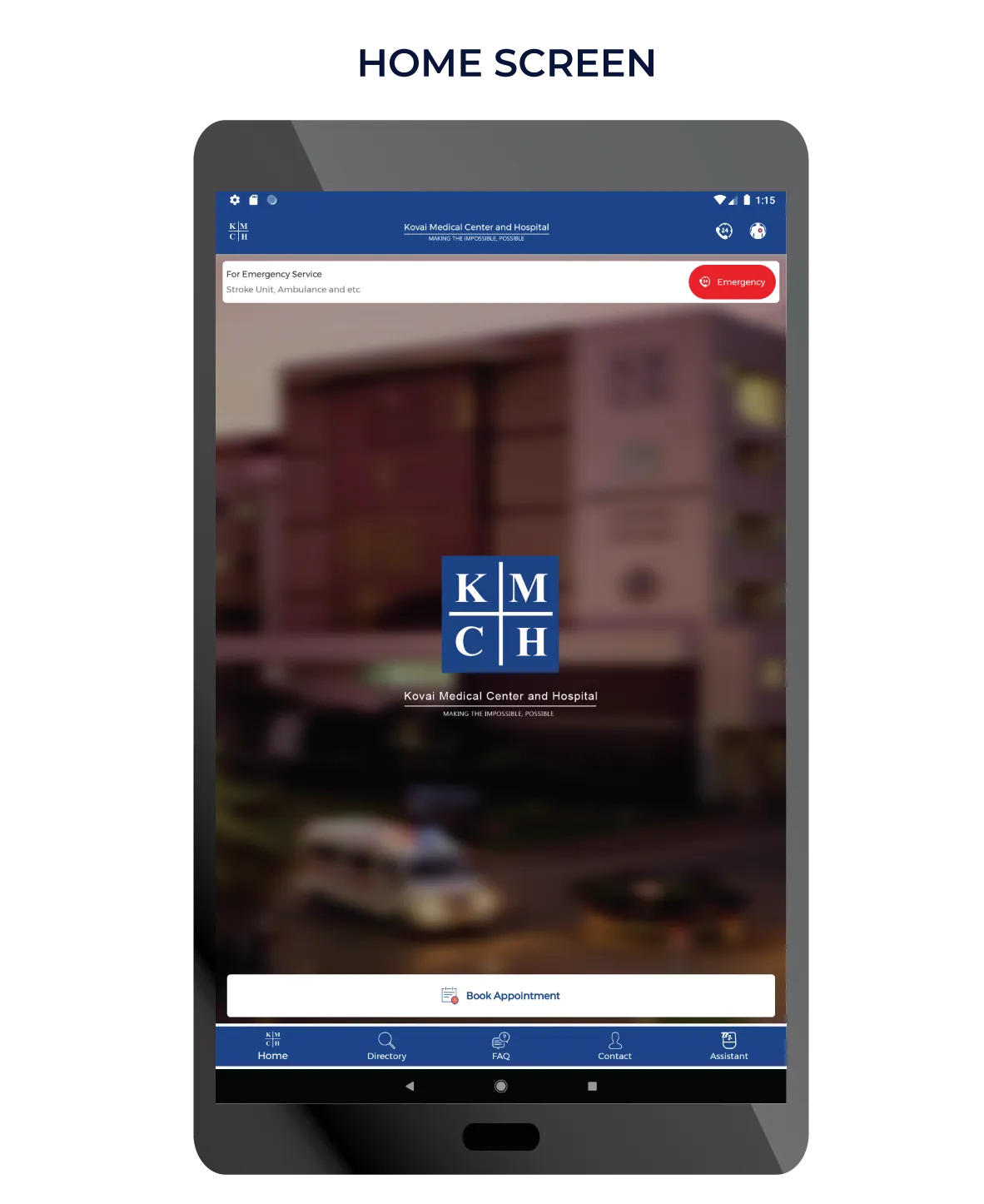 KMCH MOBILE | Indus Appstore | Screenshot