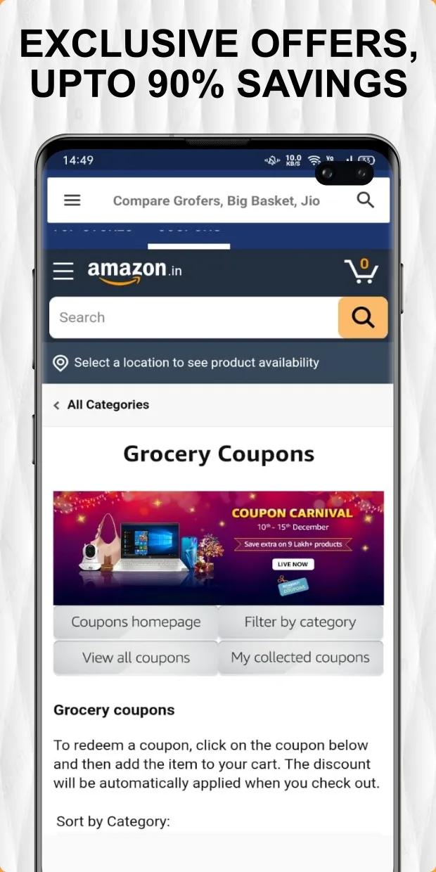 Grocery Shopping App Grofers B | Indus Appstore | Screenshot