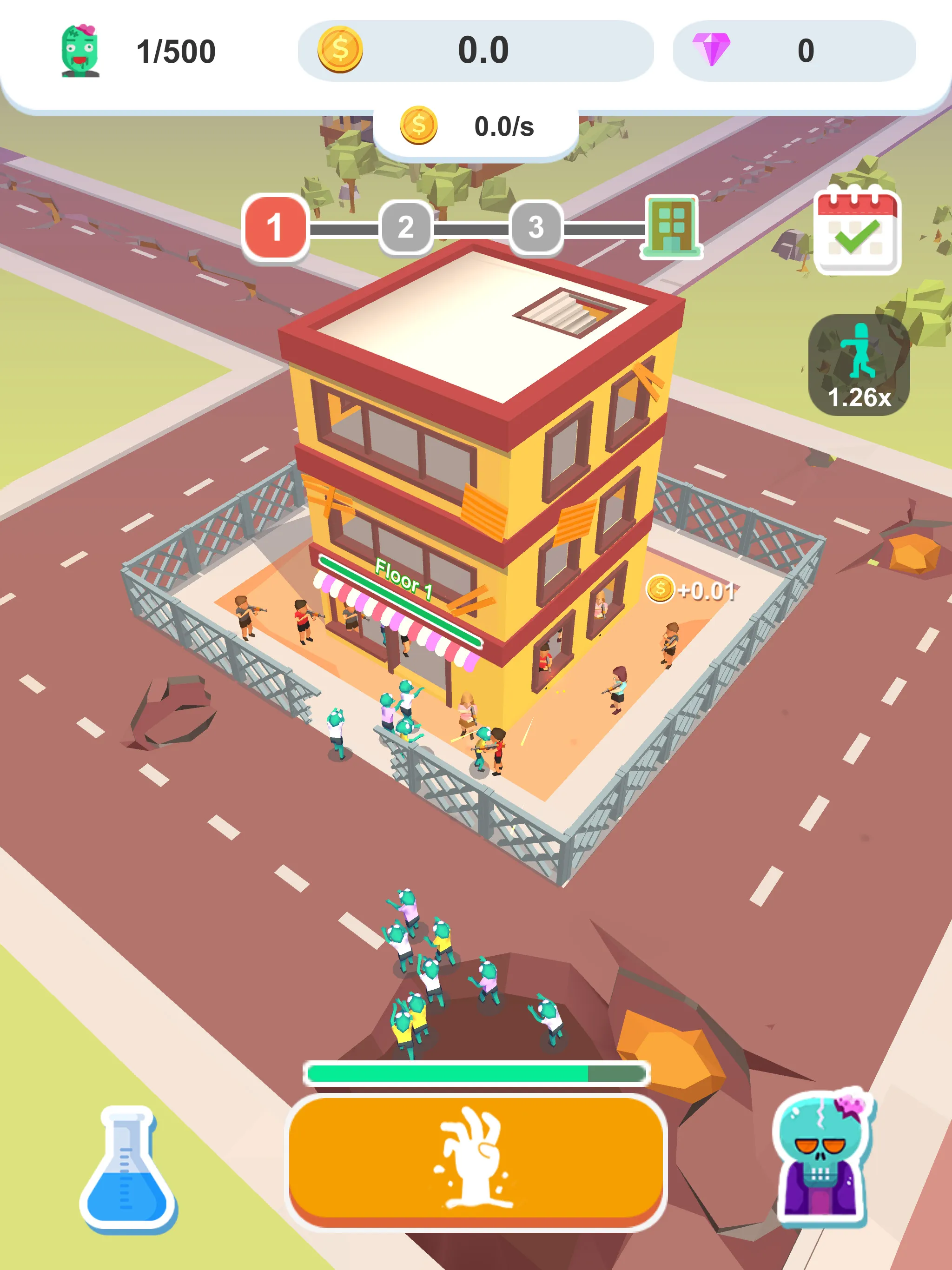 Idle Zombie Army | Indus Appstore | Screenshot