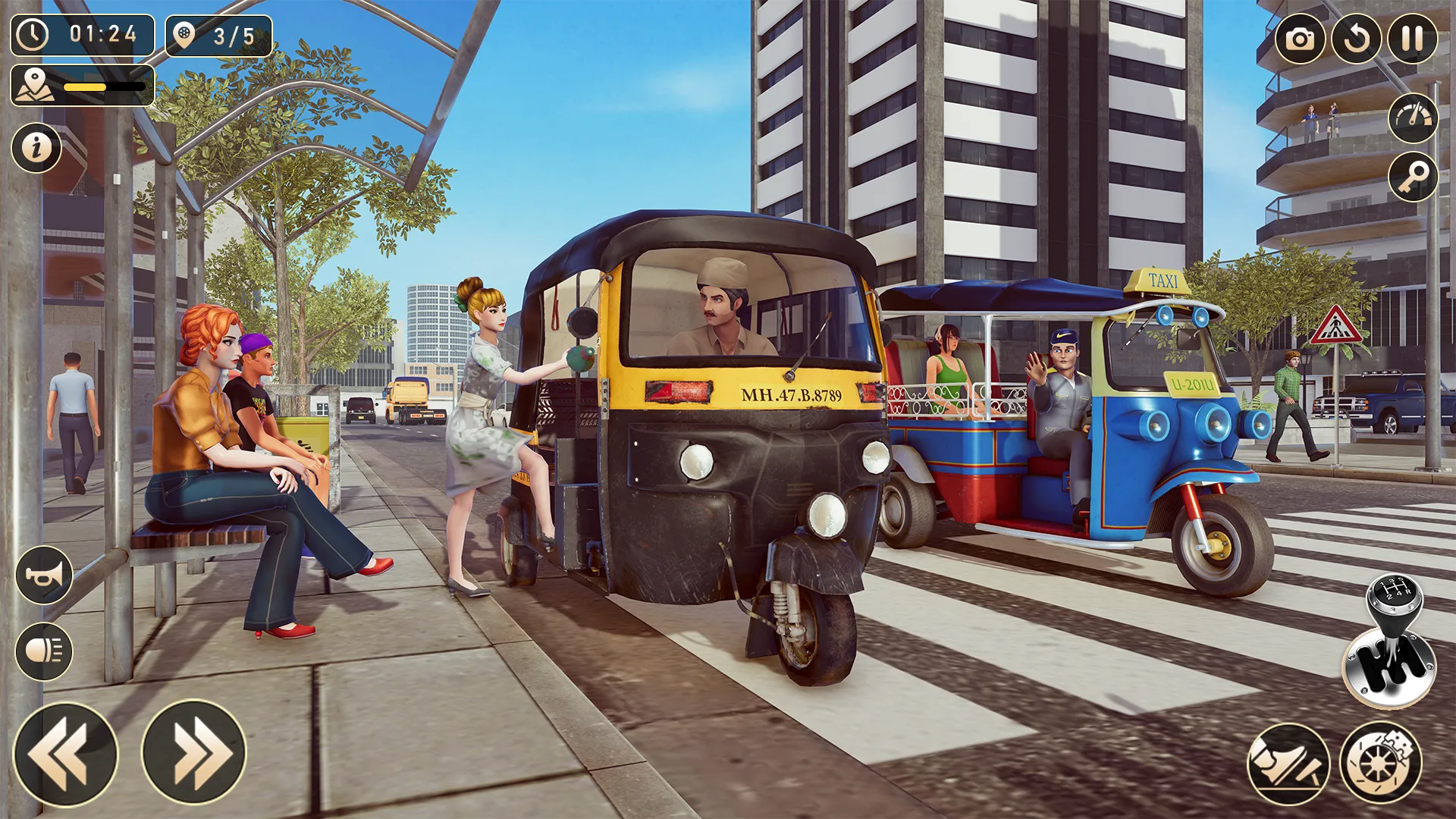 Tuk Tuk Rickshaw Driving Sim | Indus Appstore | Screenshot