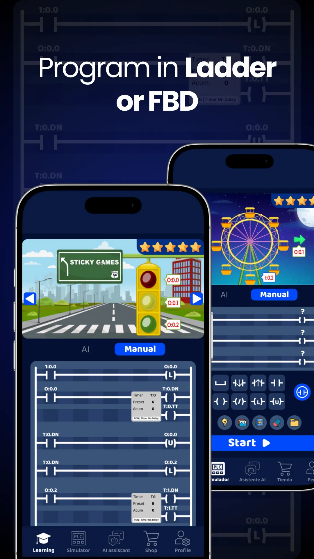 PLC AI: Ladder Logic Simulator | Indus Appstore | Screenshot