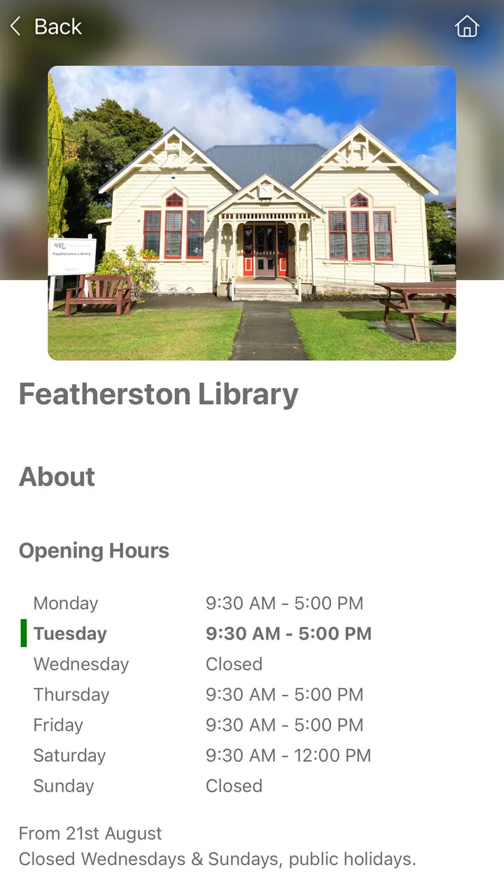 Wairarapa Library Service | Indus Appstore | Screenshot