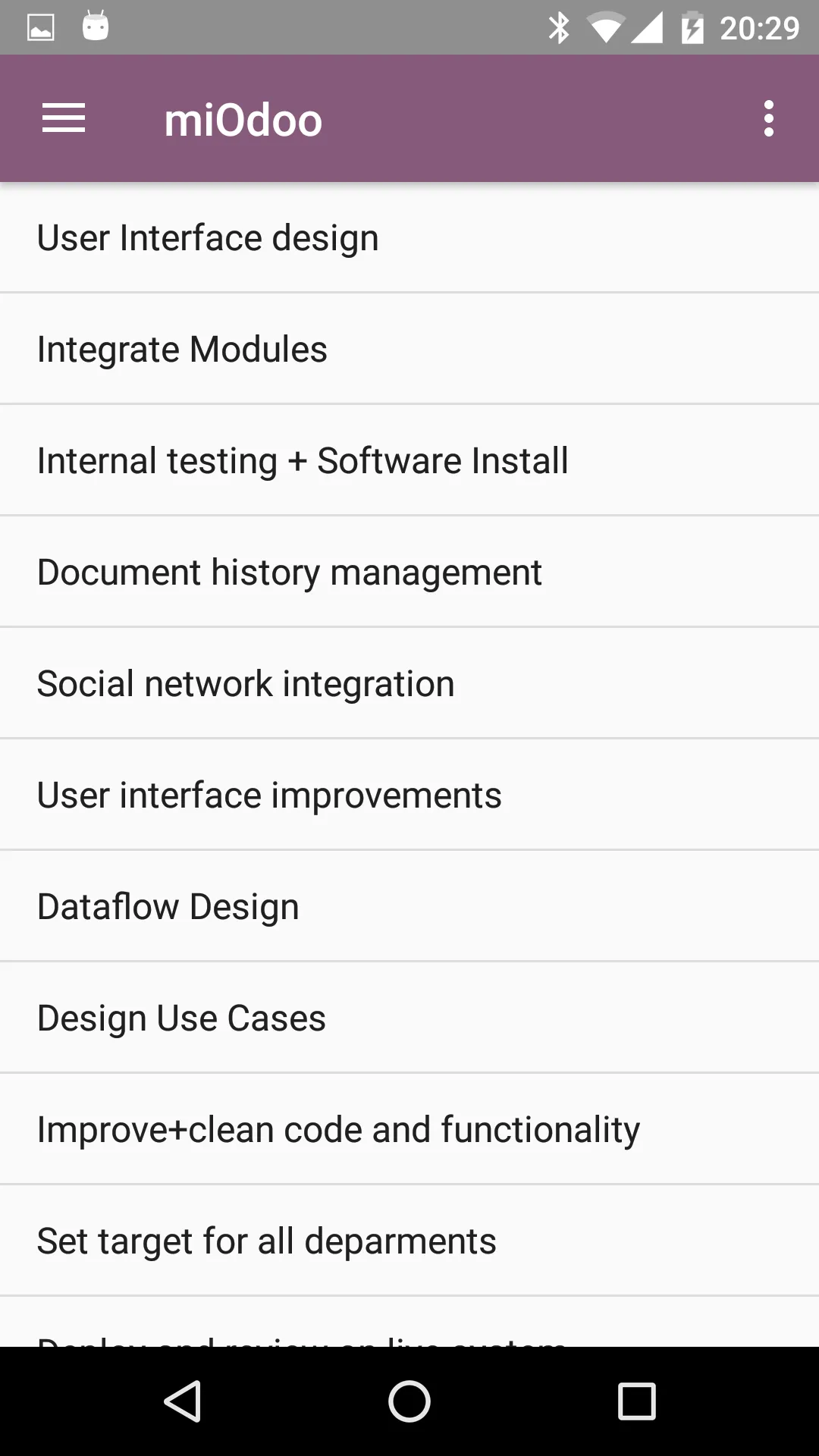 miOdoo | Indus Appstore | Screenshot