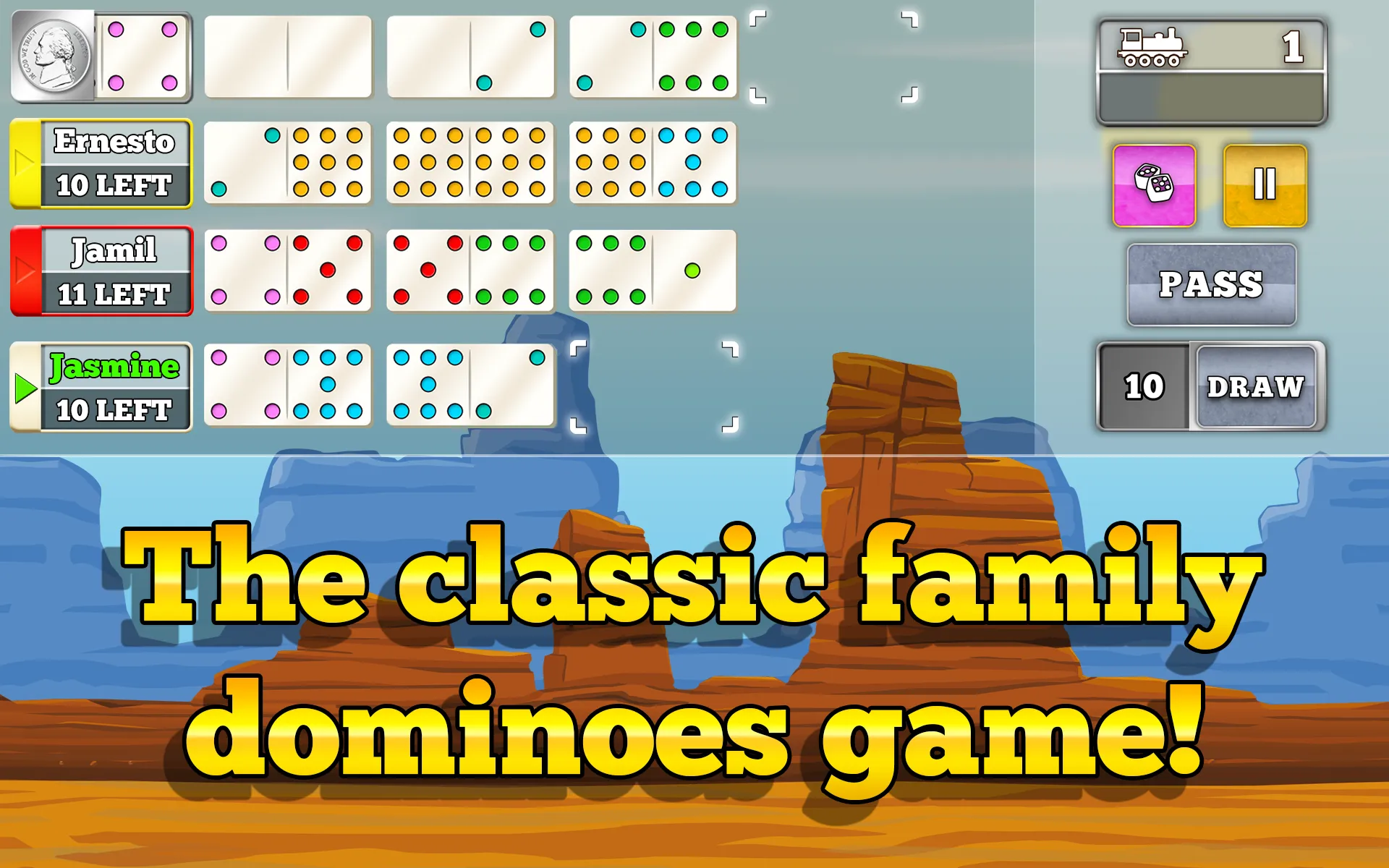 Mexican Train Dominoes Gold | Indus Appstore | Screenshot