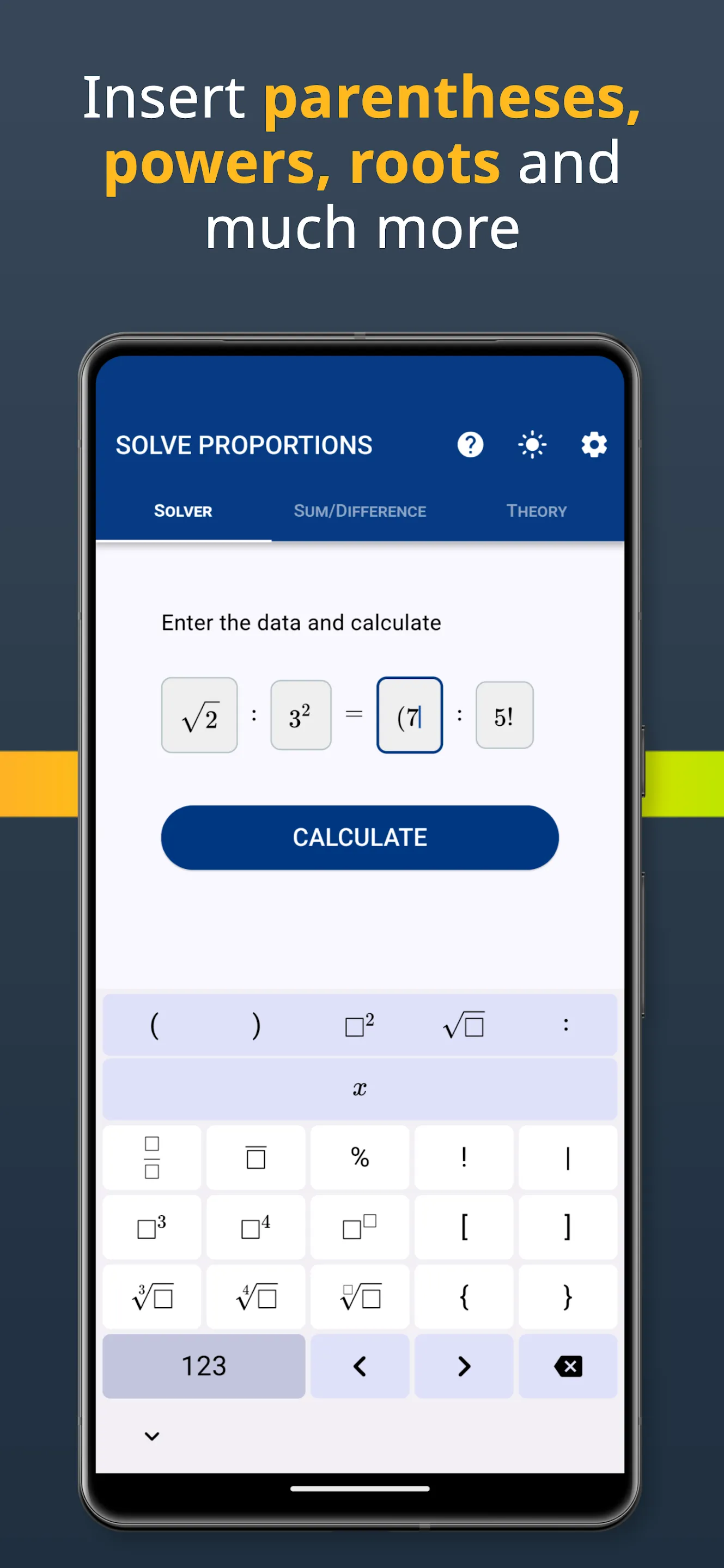 Solve proportions | Indus Appstore | Screenshot