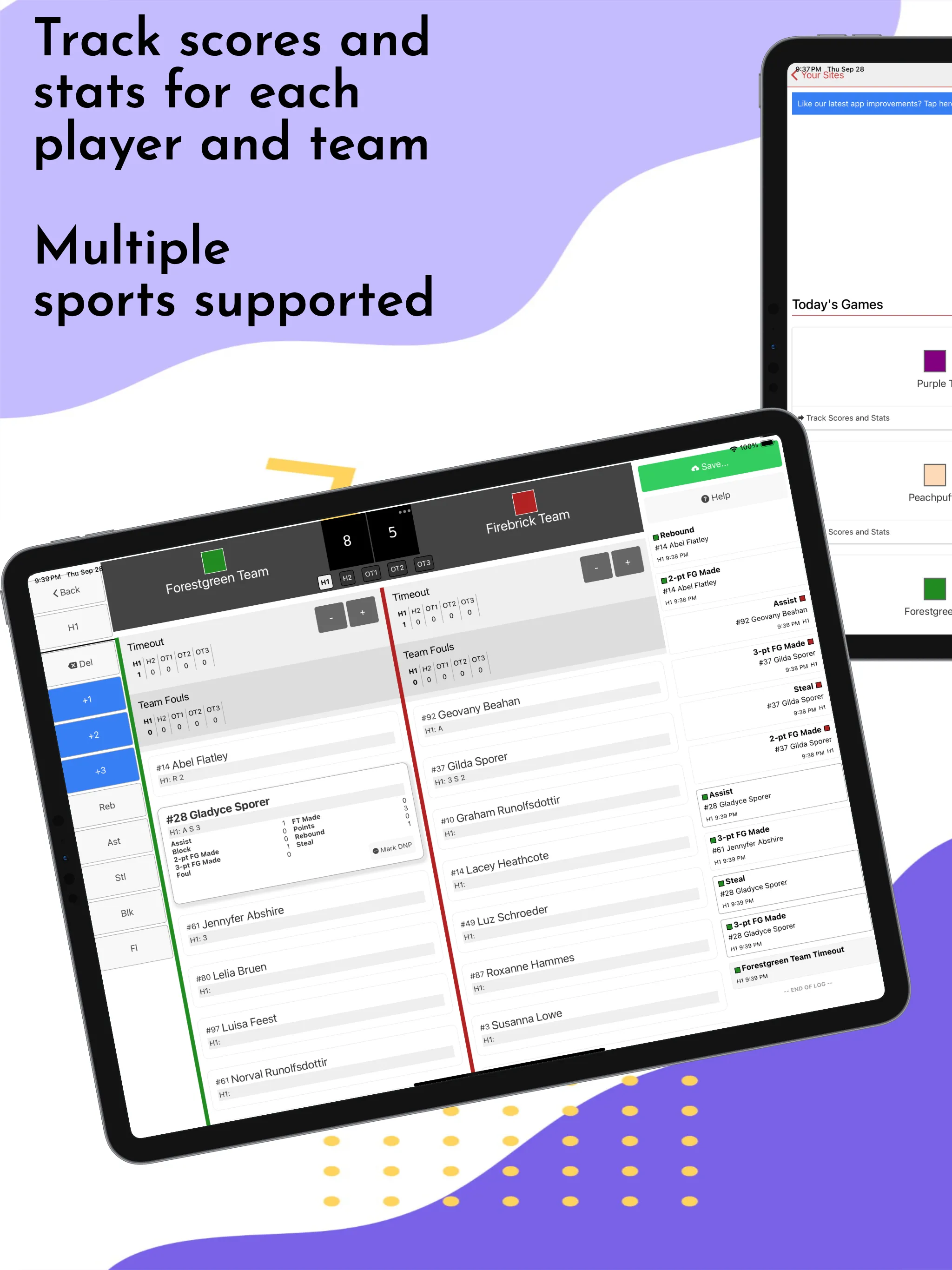 Scorebook for Sports Leagues | Indus Appstore | Screenshot