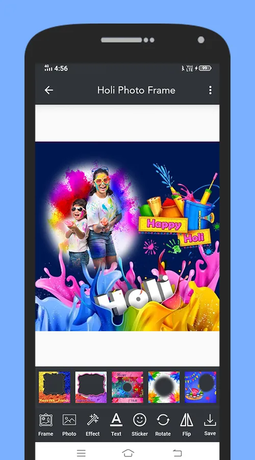 Holi Photo Frame | Indus Appstore | Screenshot