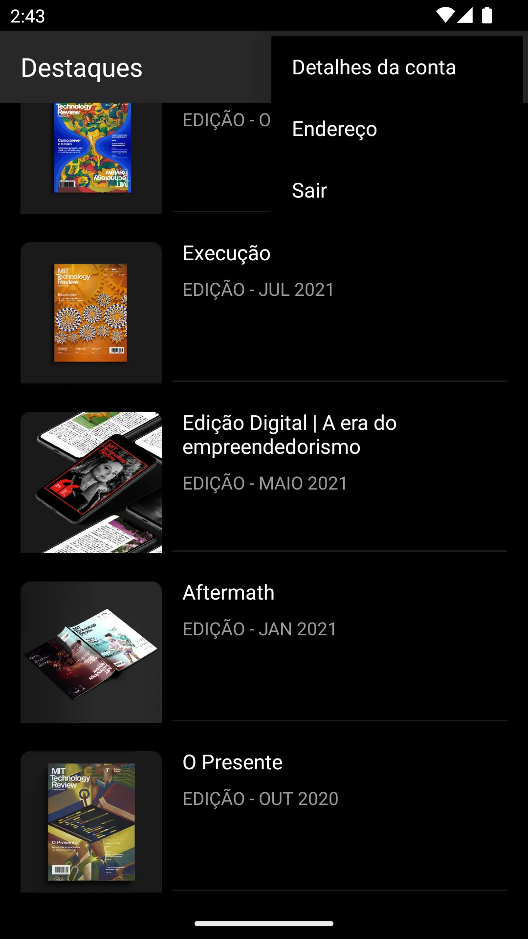 MIT Technology Review Brasil | Indus Appstore | Screenshot