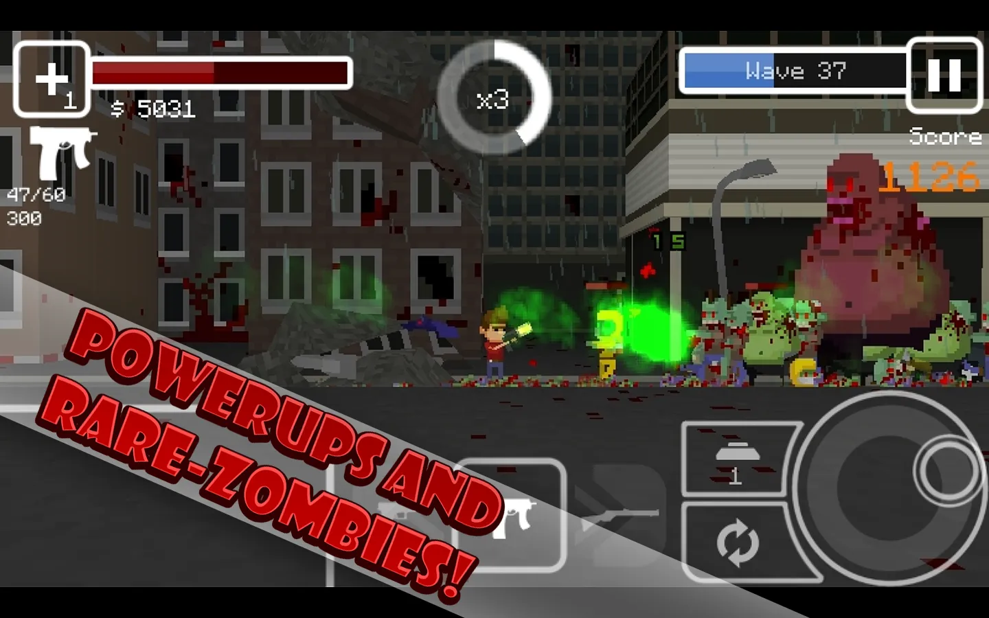 Undead Pixels: Zombie Invasion | Indus Appstore | Screenshot